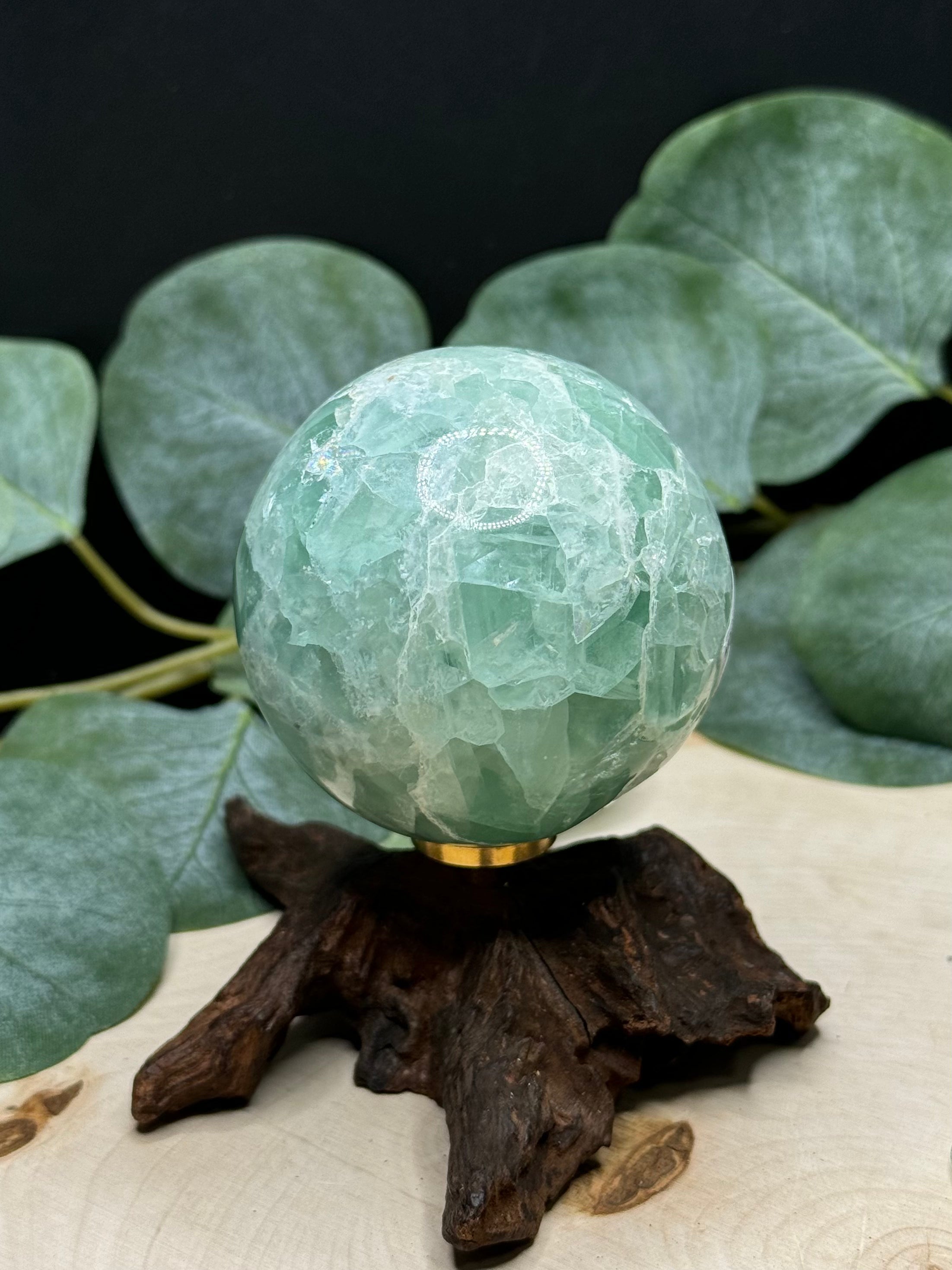 Mexican Fluorite Spheres | Natural Rainbow Fluorite Crystal Spheres