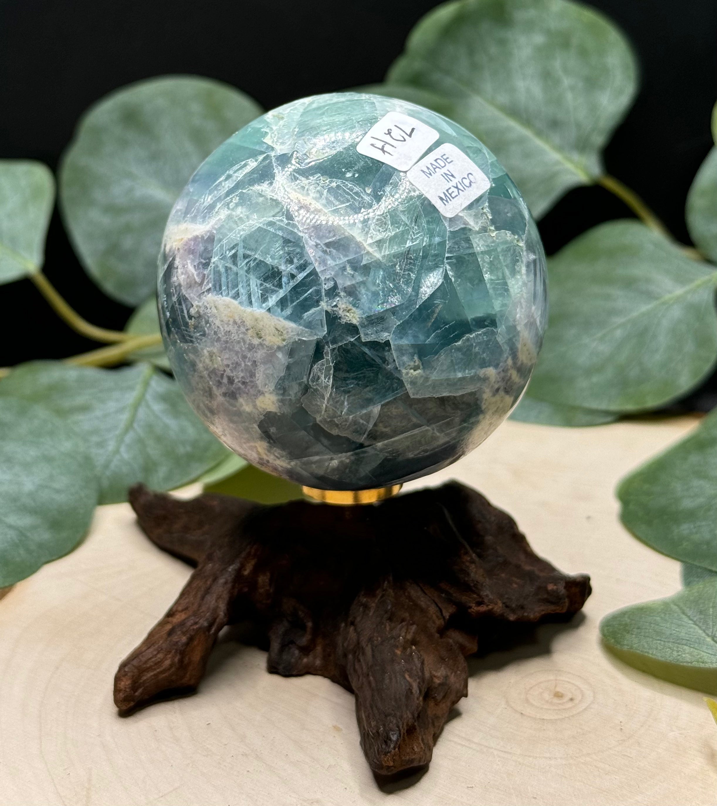 Mexican Fluorite Spheres | Natural Rainbow Fluorite Crystal Spheres