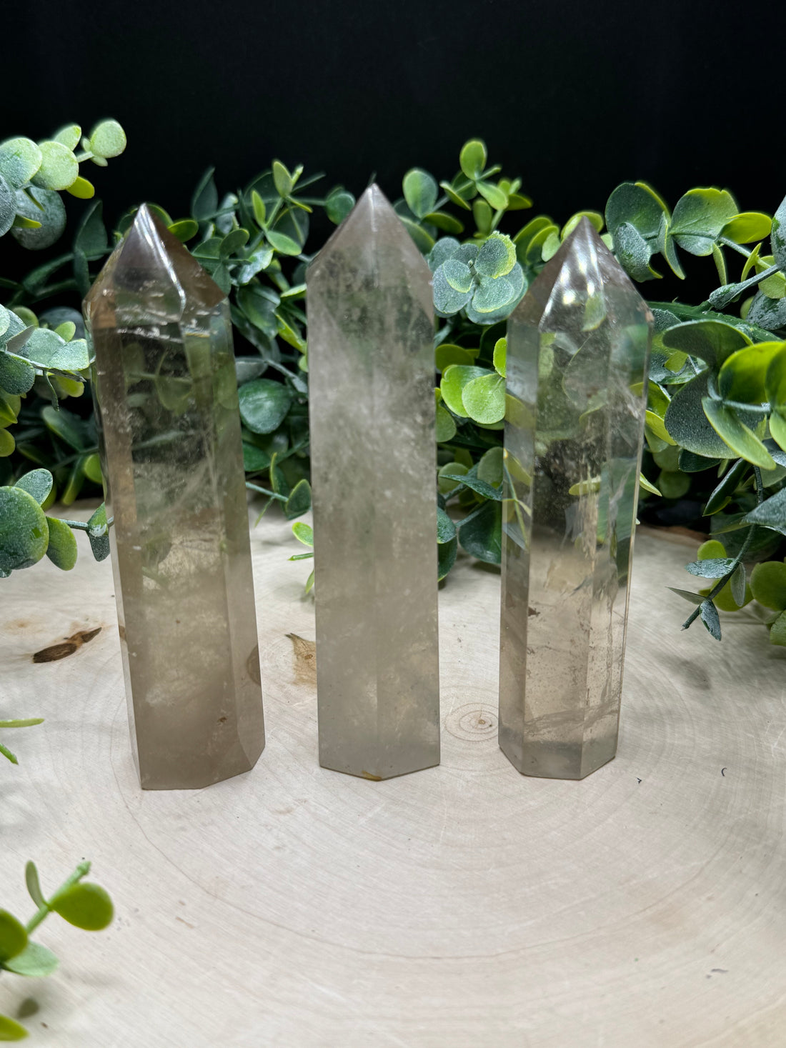 Smoky Quartz Smaller Towers