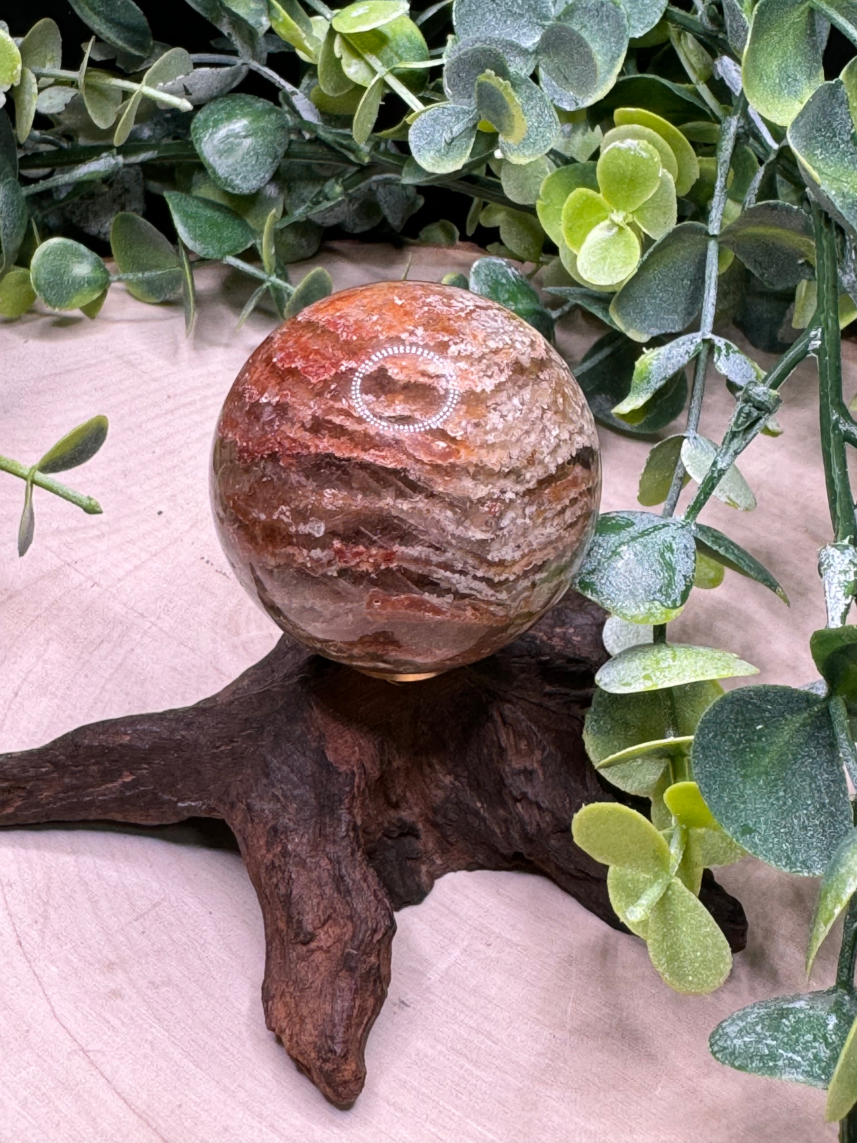 Thousand Layer Quartz Spheres | Natural Layered Quartz Crystal Spheres - Still Water Crystals