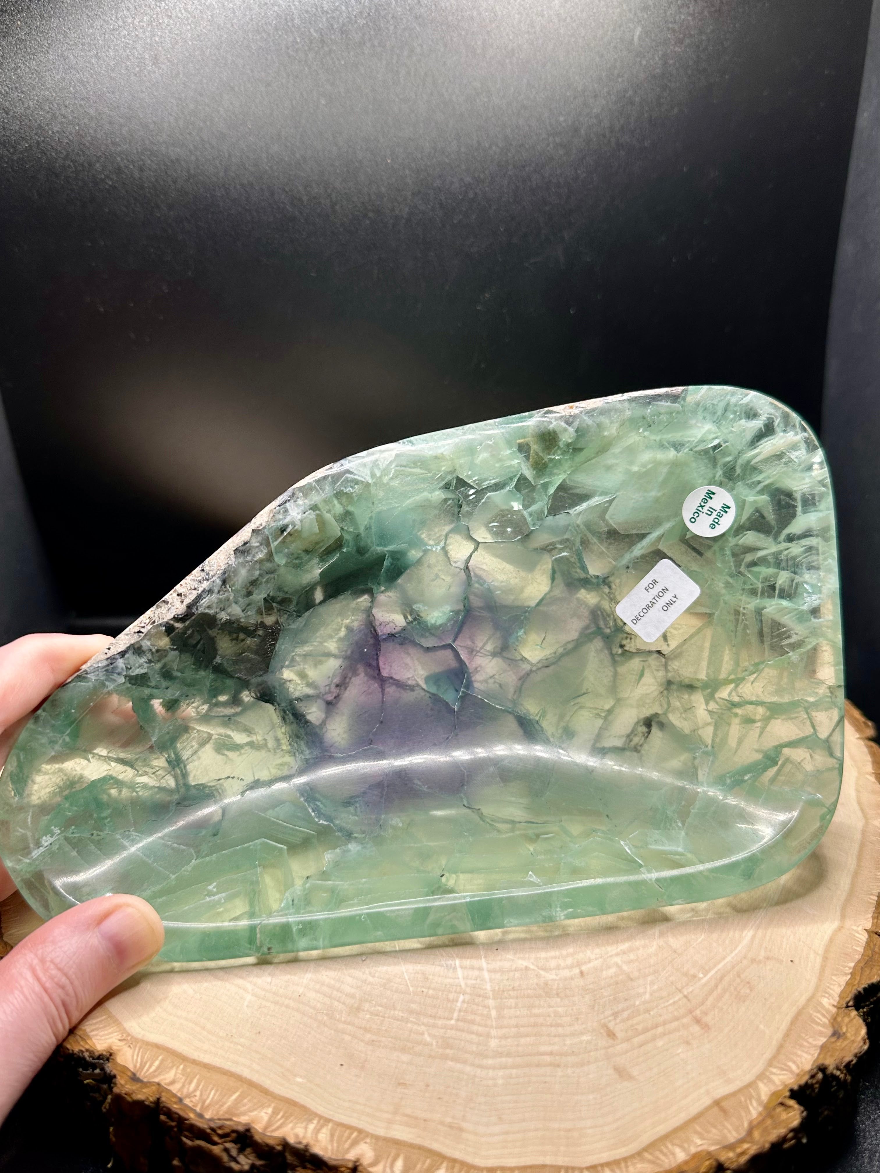 Mexican Fluorite Large Bowl