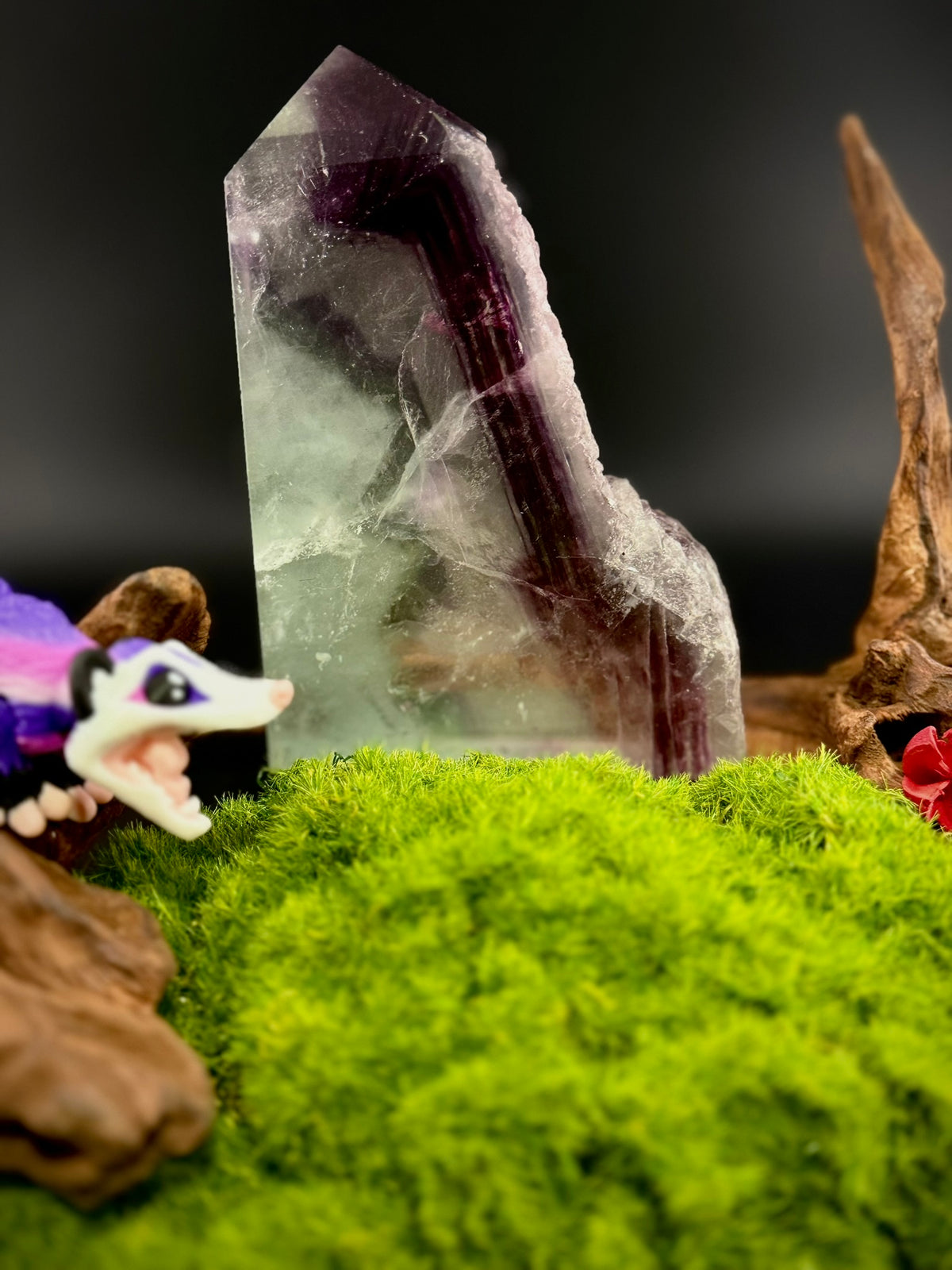 Raw Edge Watermelon Fluorite Towers | Candy Fluorite Crystal Towers