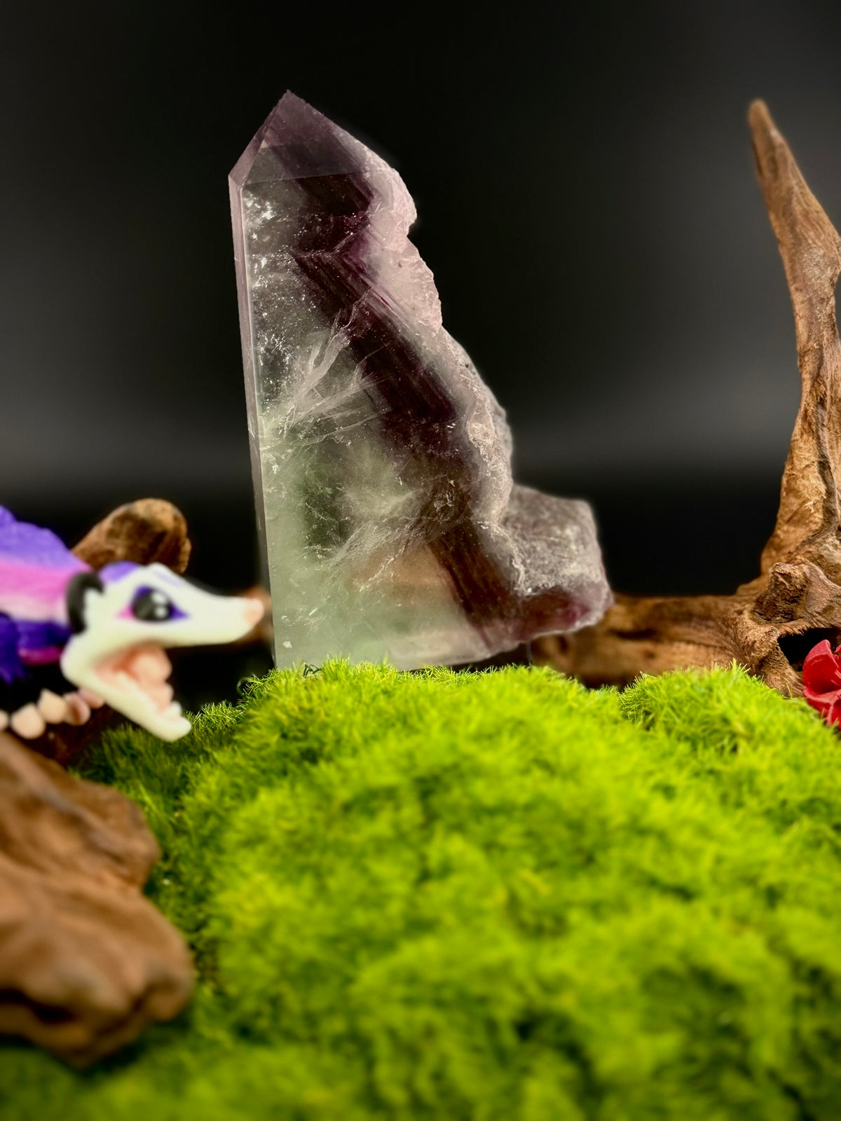 Raw Edge Watermelon Fluorite Towers | Candy Fluorite Crystal Towers