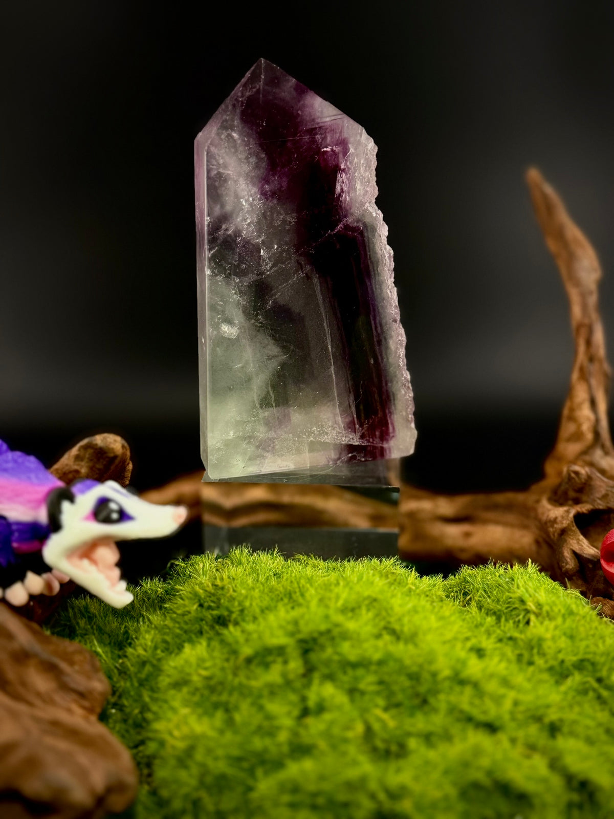 Raw Edge Watermelon Fluorite Towers | Candy Fluorite Crystal Towers