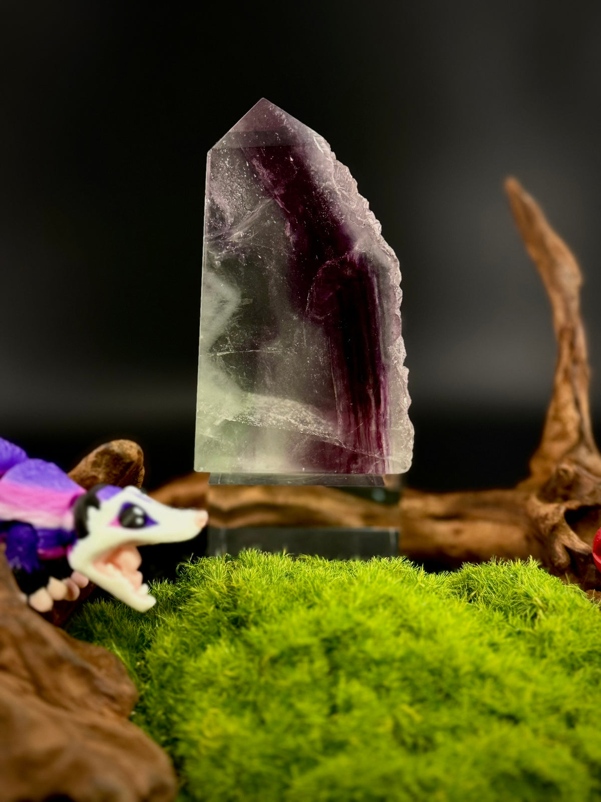 Raw Edge Watermelon Fluorite Towers | Candy Fluorite Crystal Towers