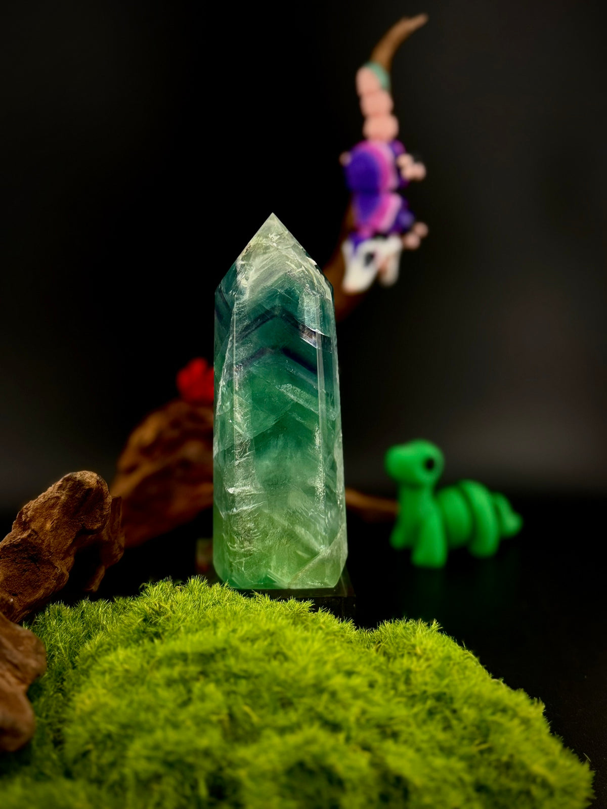 Rainbow Fluorite Towers - Still Water Crystals