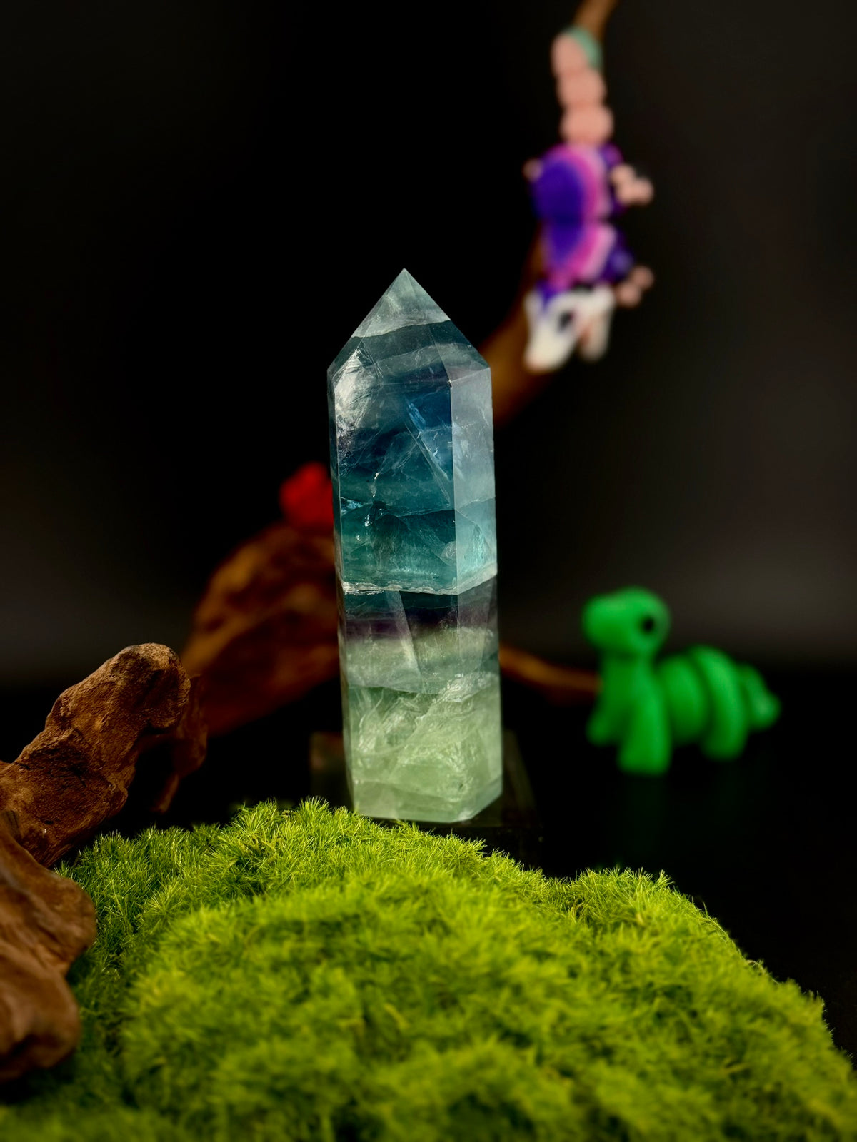 Rainbow Fluorite Towers - Still Water Crystals