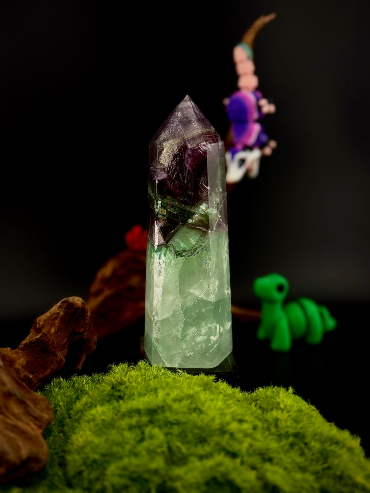 Rainbow Fluorite Towers - Still Water Crystals