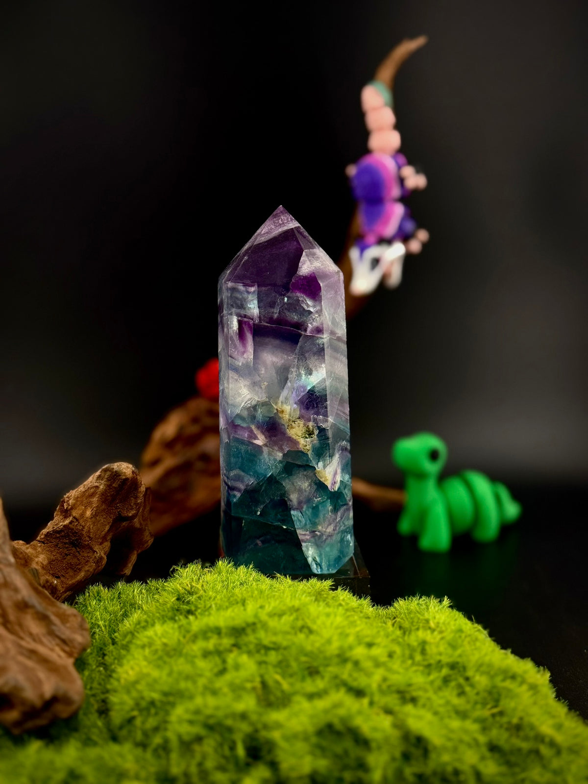 Rainbow Fluorite Towers - Still Water Crystals