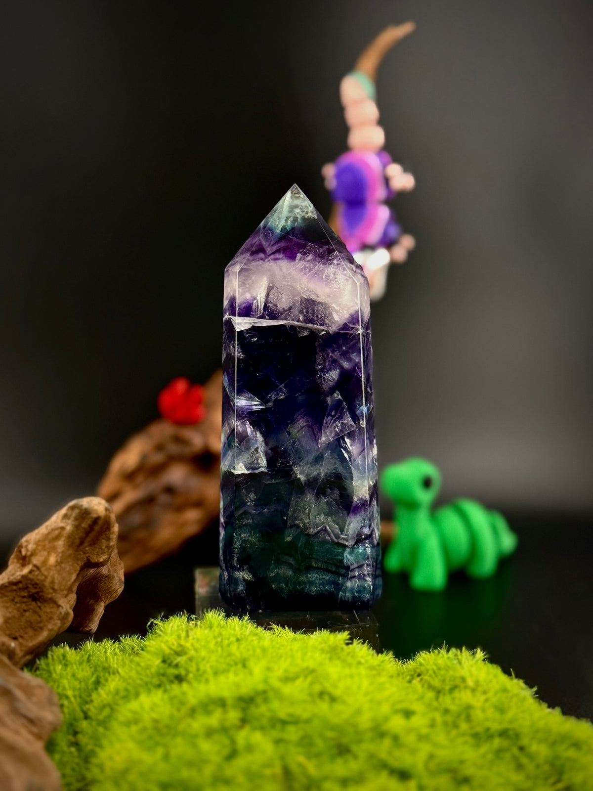Rainbow Fluorite Towers - Still Water Crystals