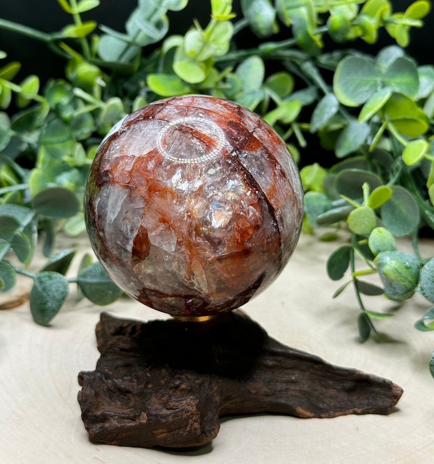 Fire Quartz Spheres