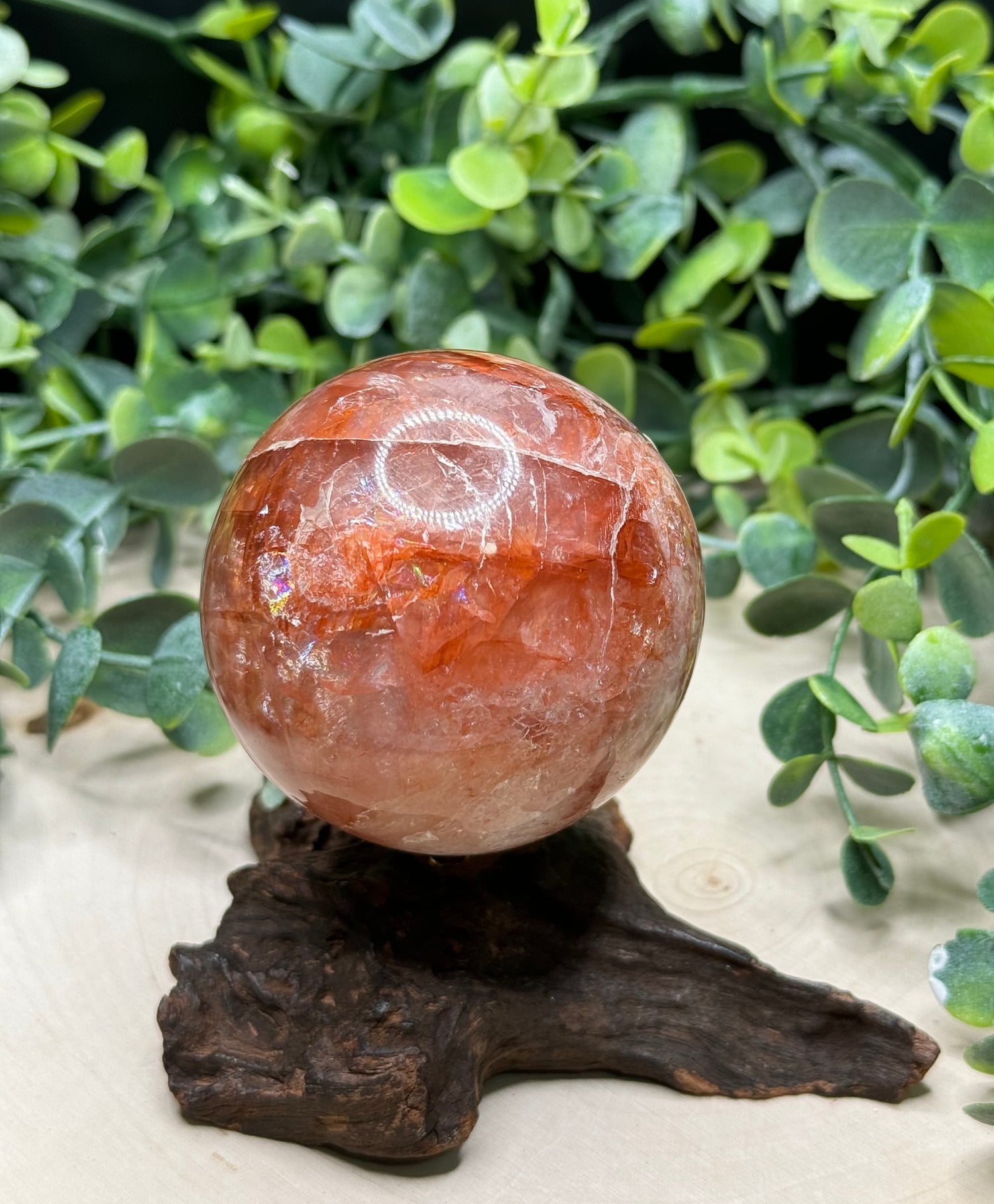 Fire Quartz Spheres