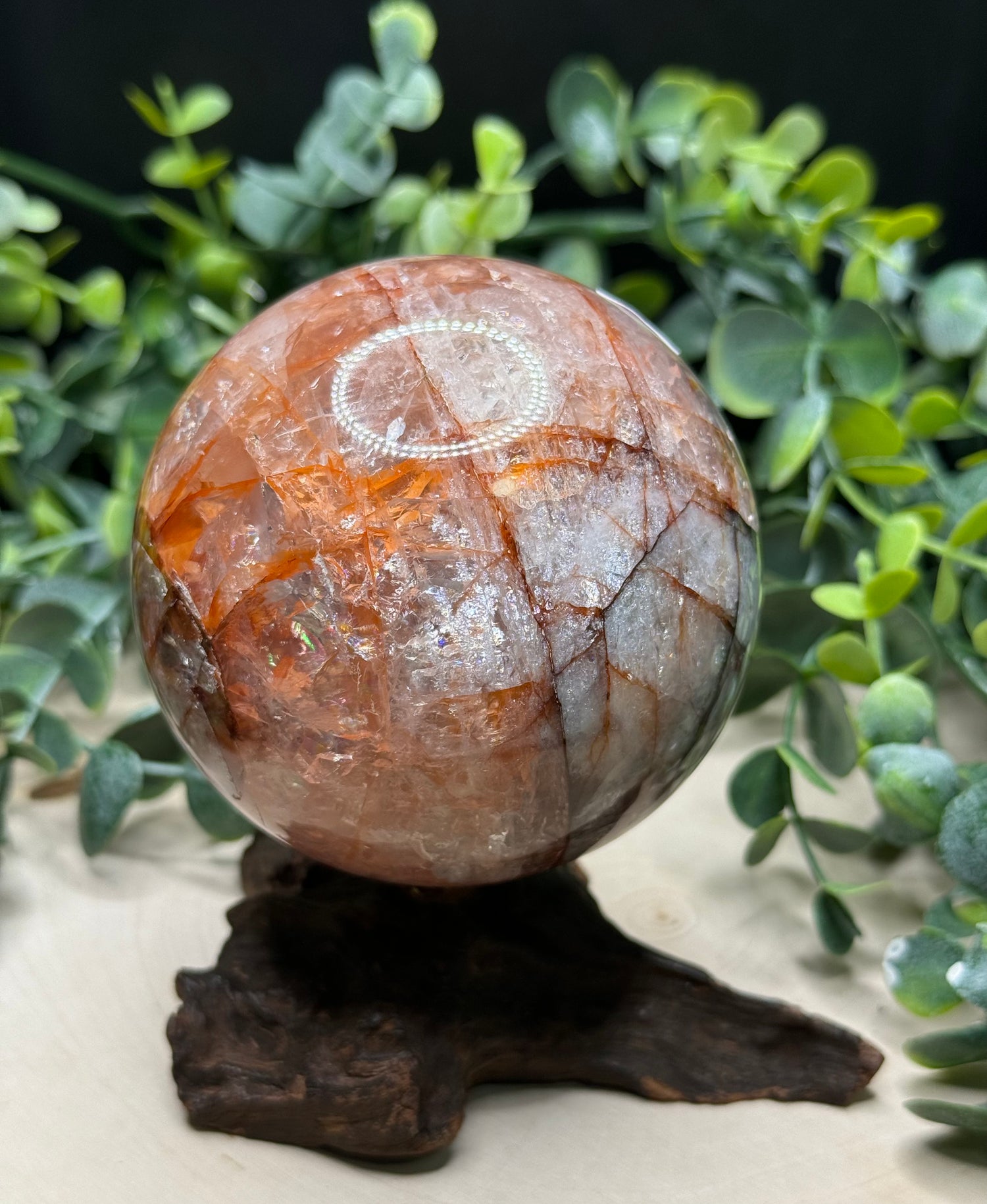 Fire Quartz Spheres