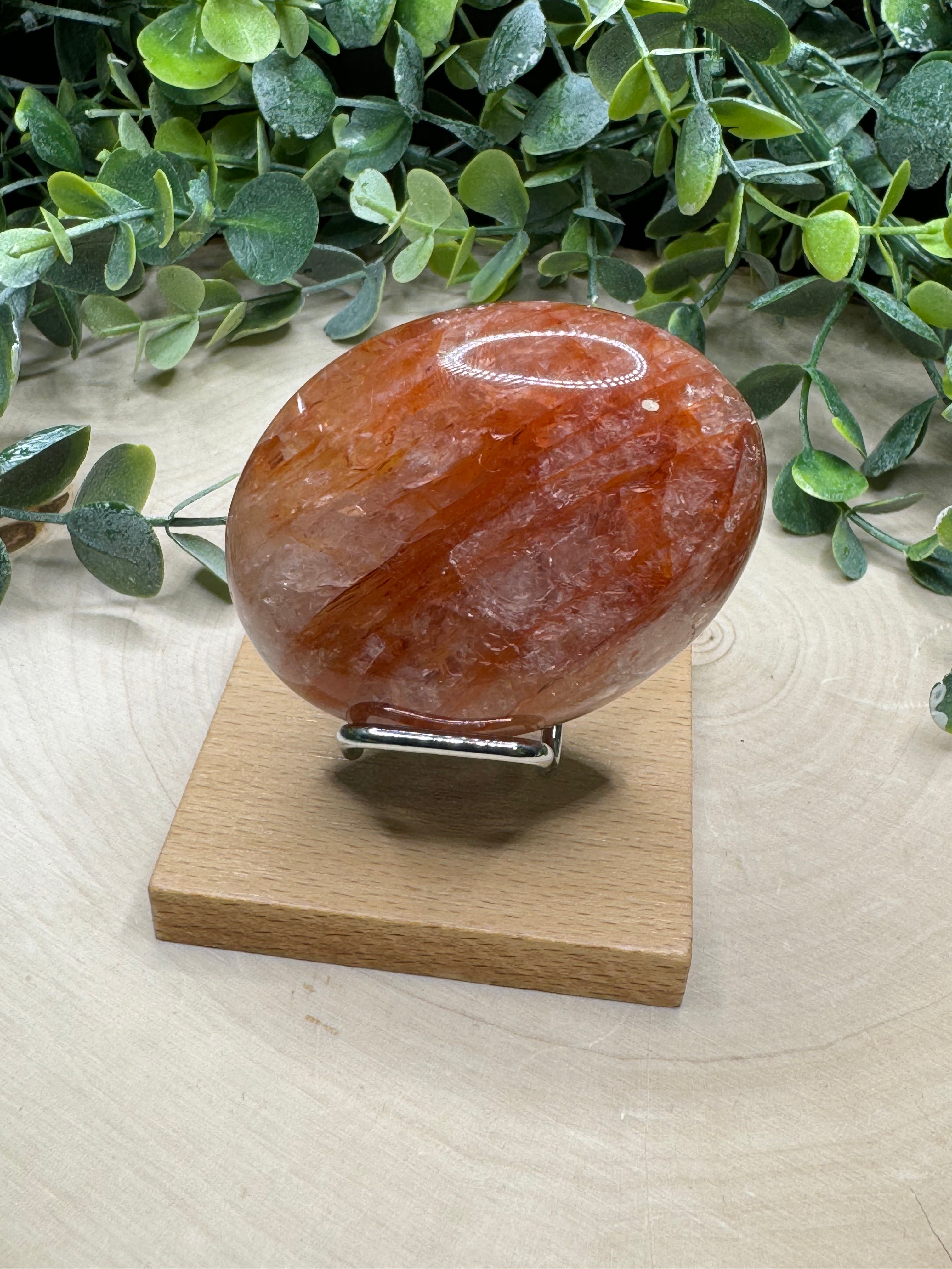 Fire Quartz Palmstones