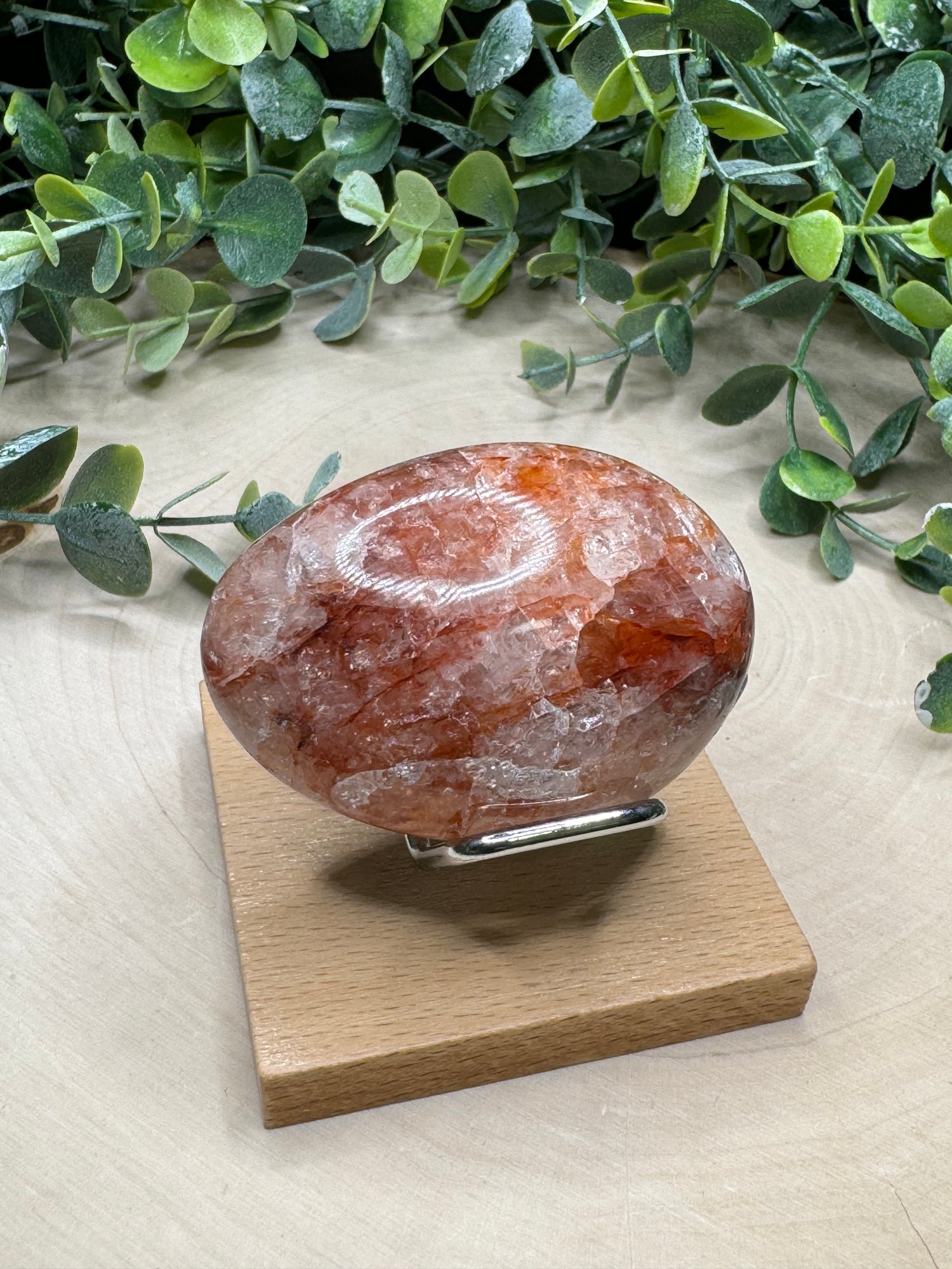 Fire Quartz Palmstones