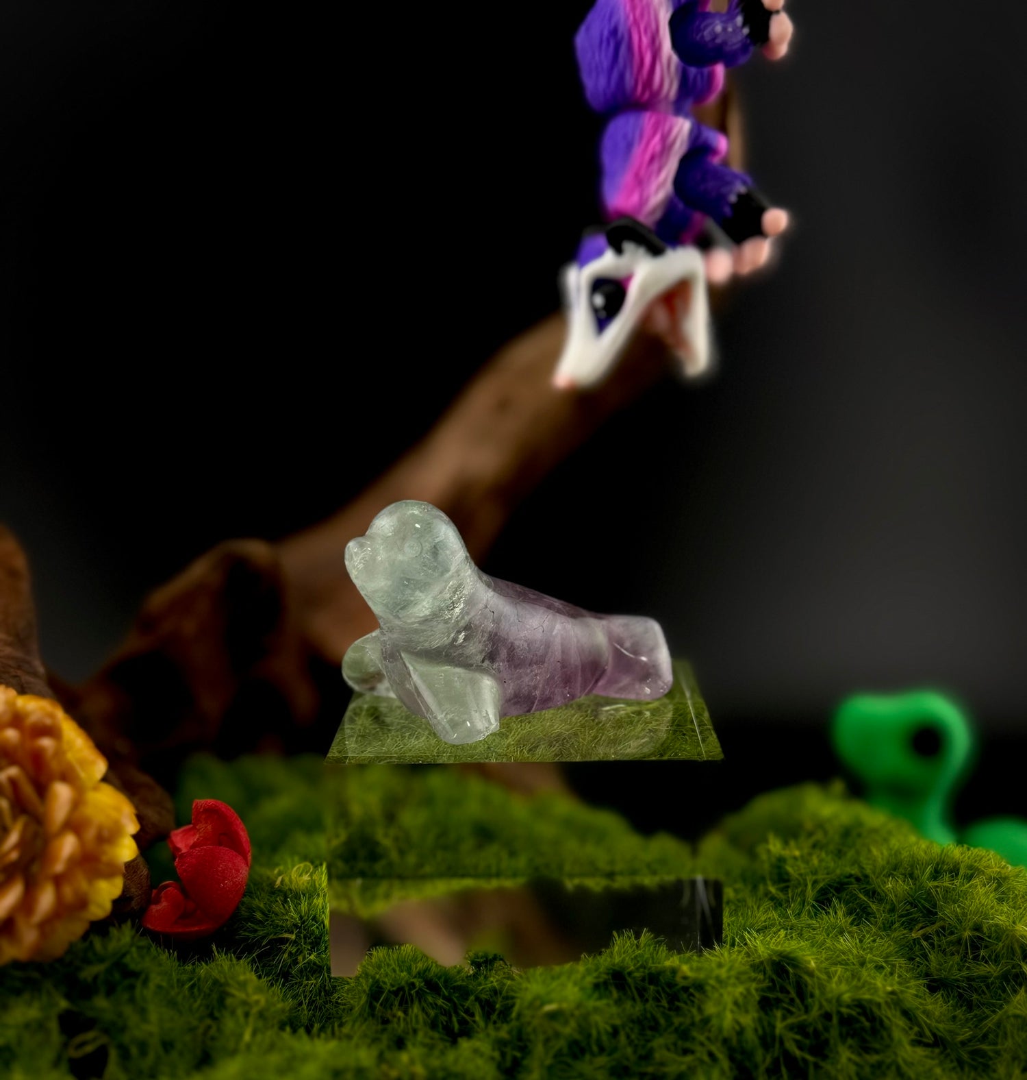 Fluorite Seal Carvings