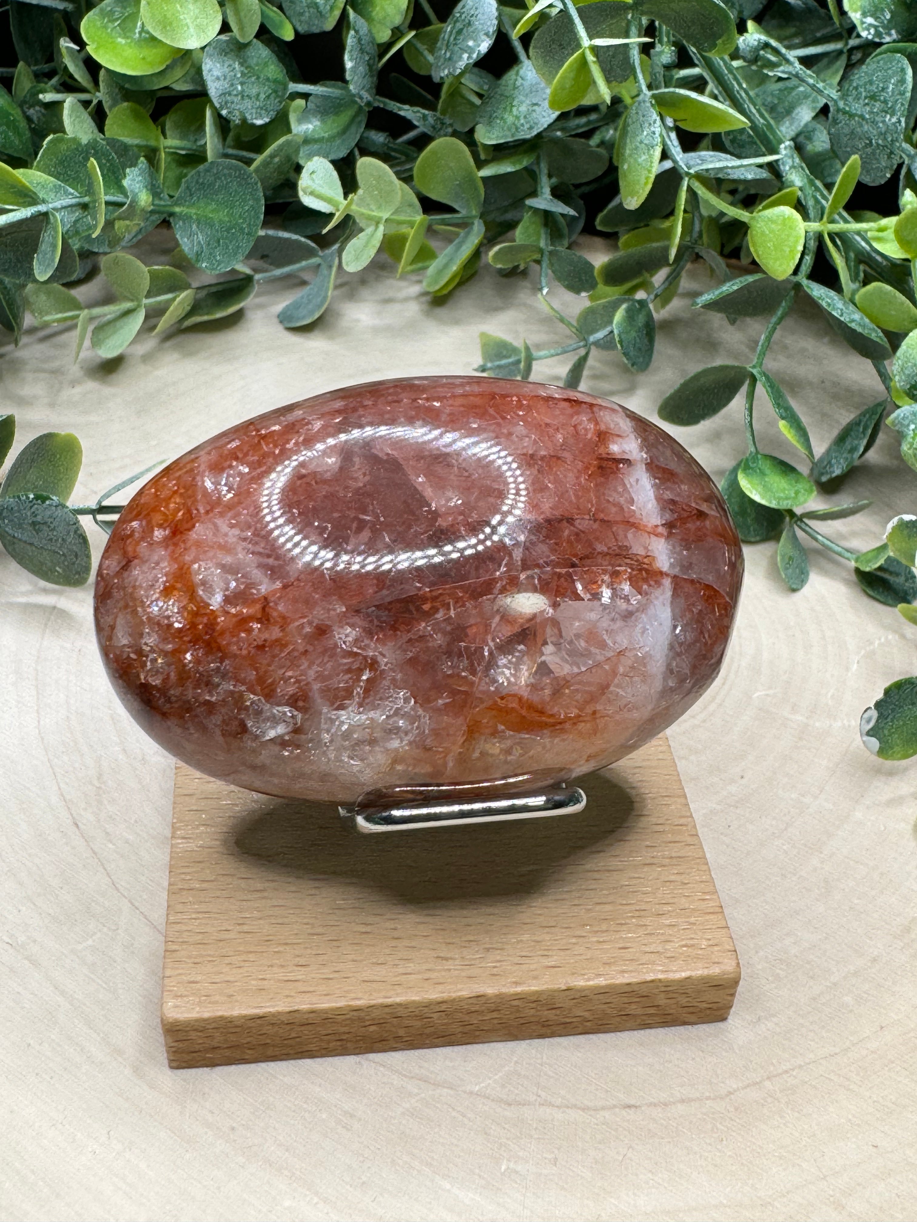 Fire Quartz Palmstones