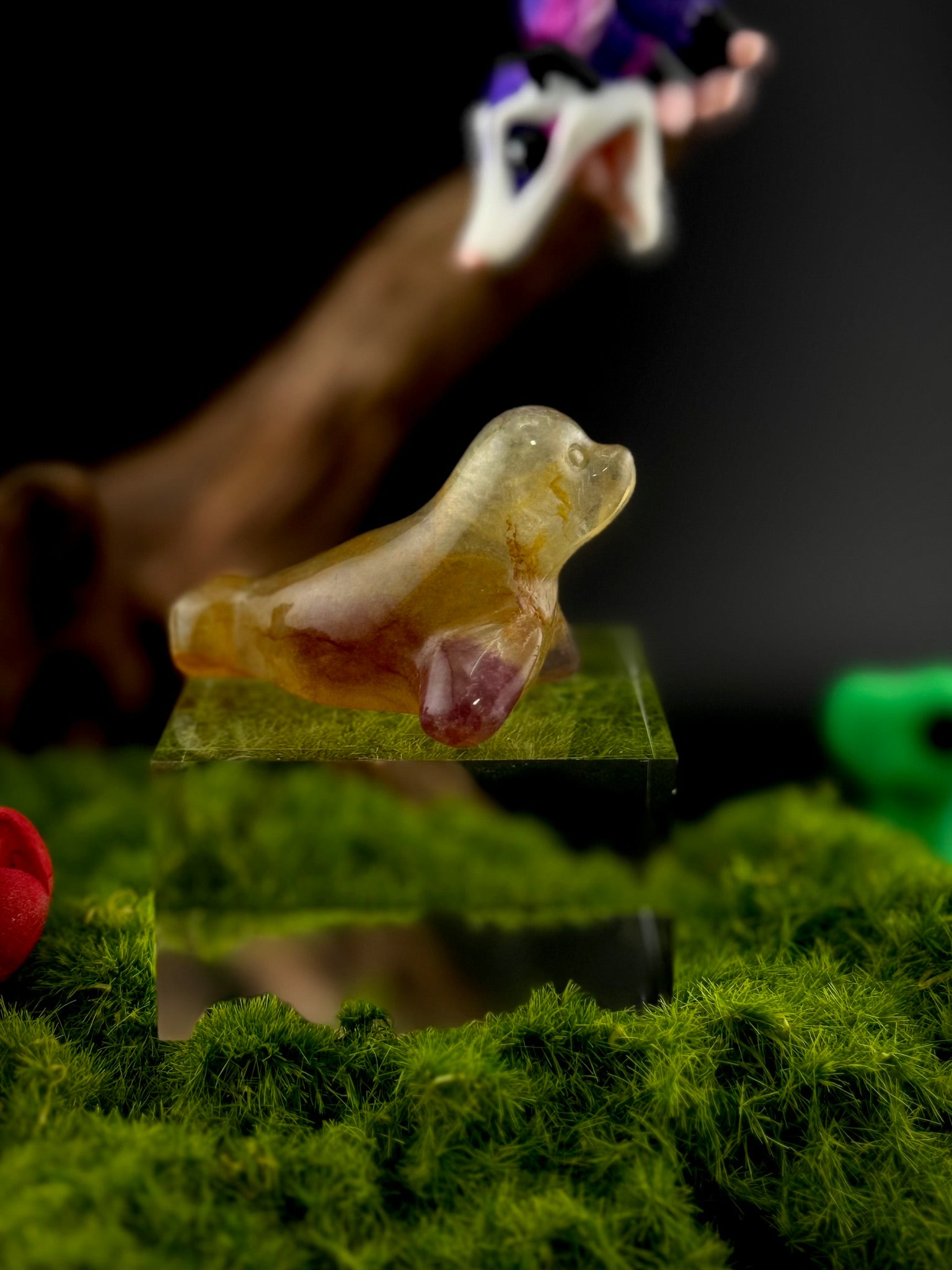 Fluorite Seal Carvings