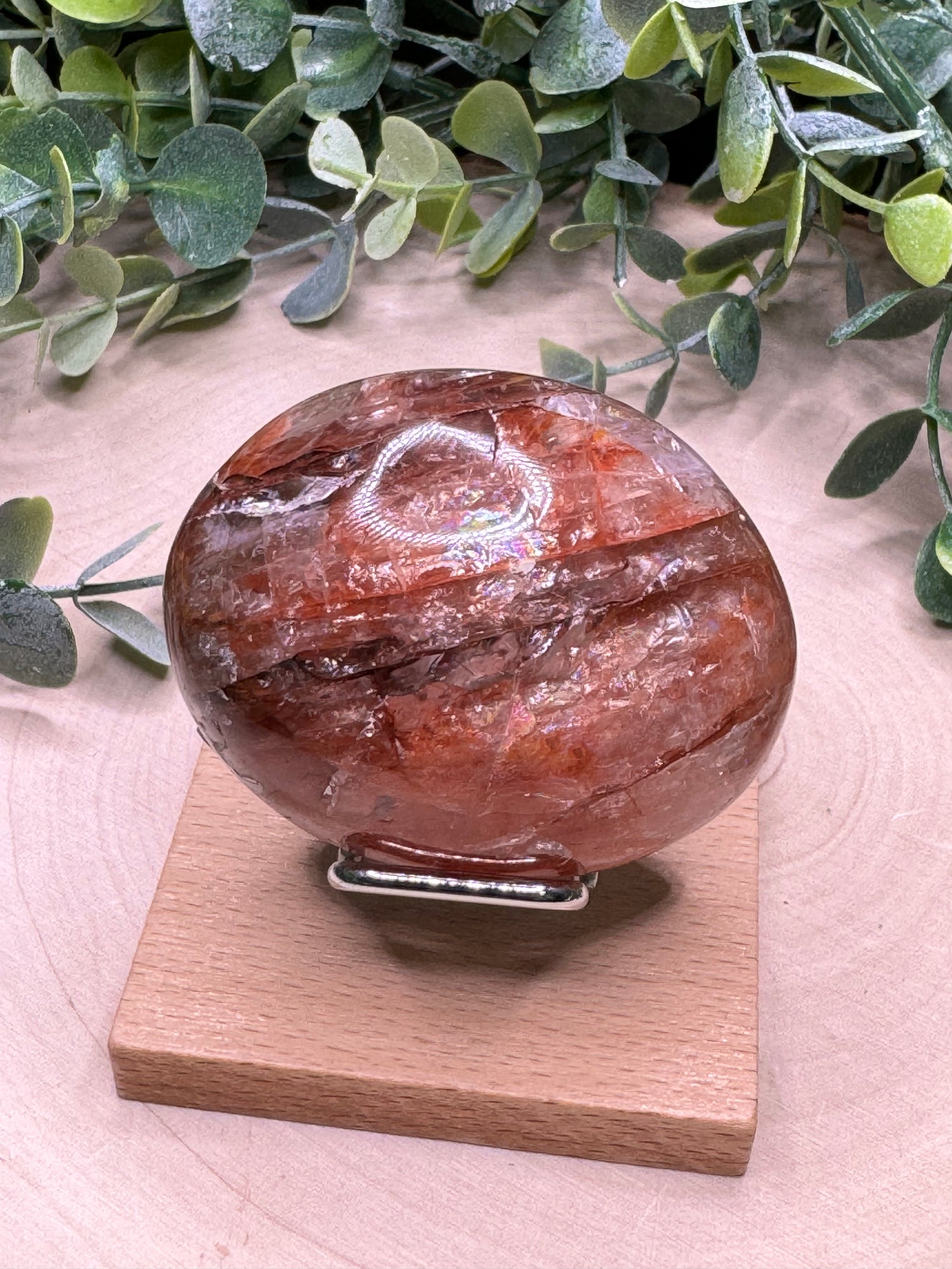 Fire Quartz Palmstones