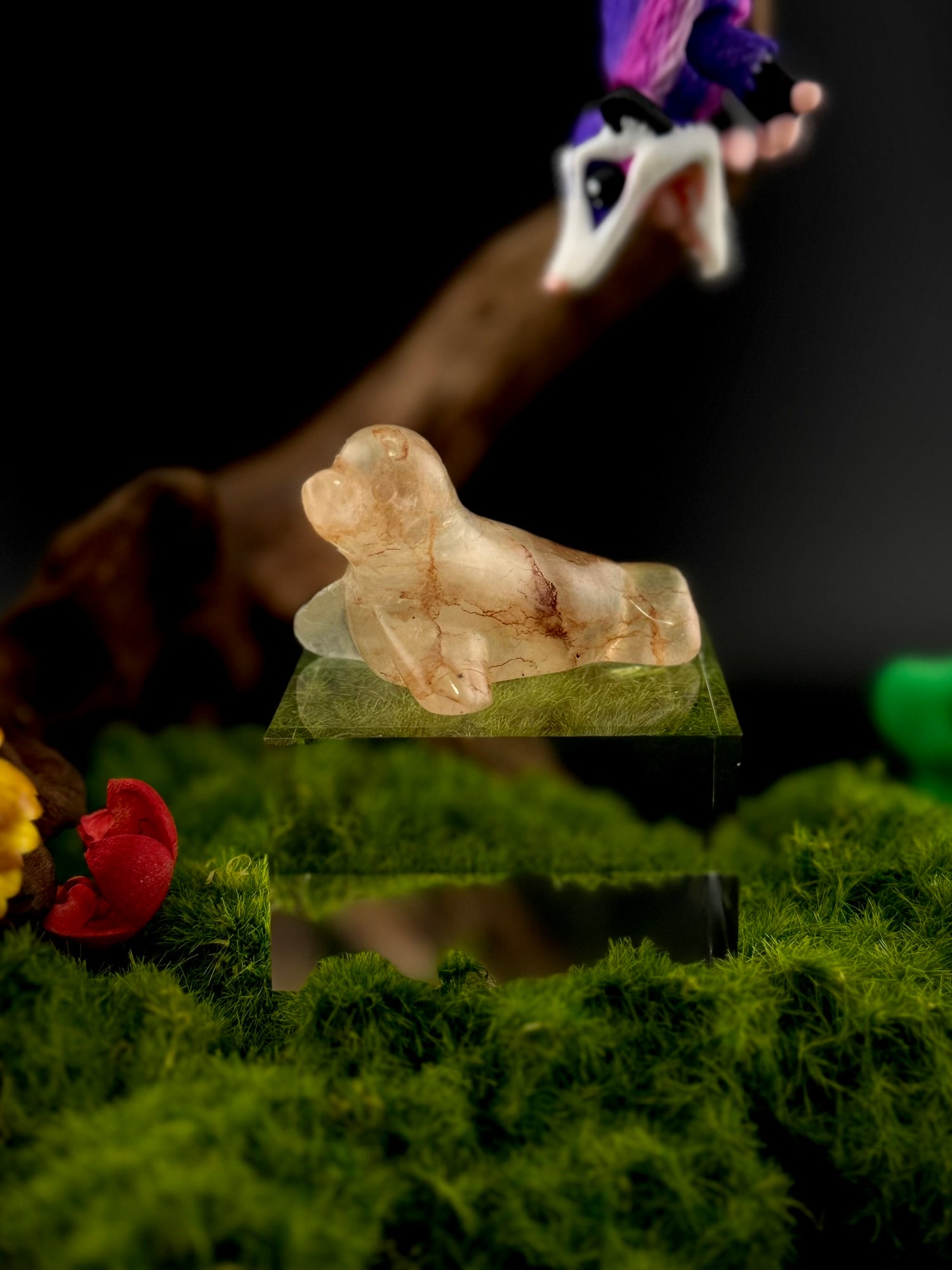 Fluorite Seal Carvings
