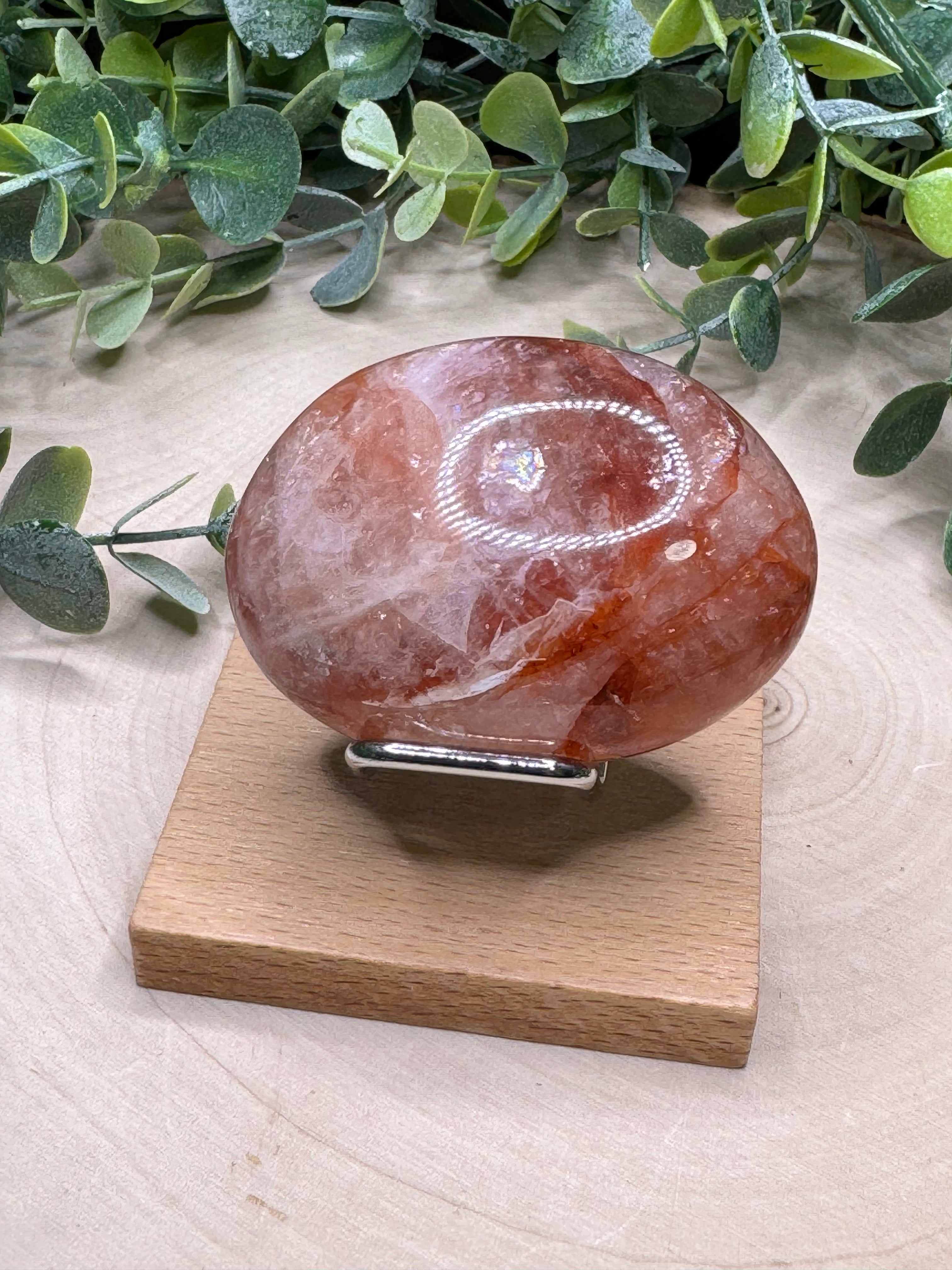 Fire Quartz Palmstones