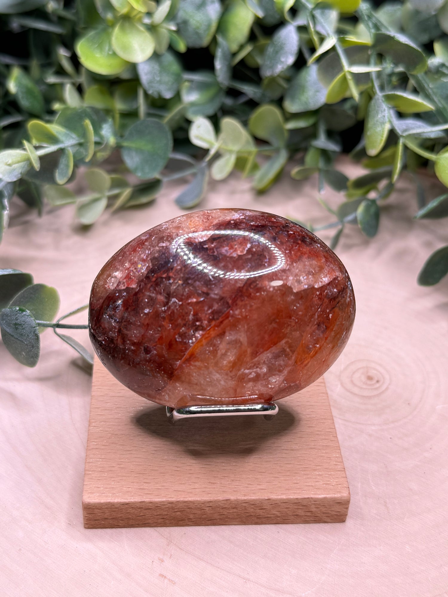 Fire Quartz Palmstones