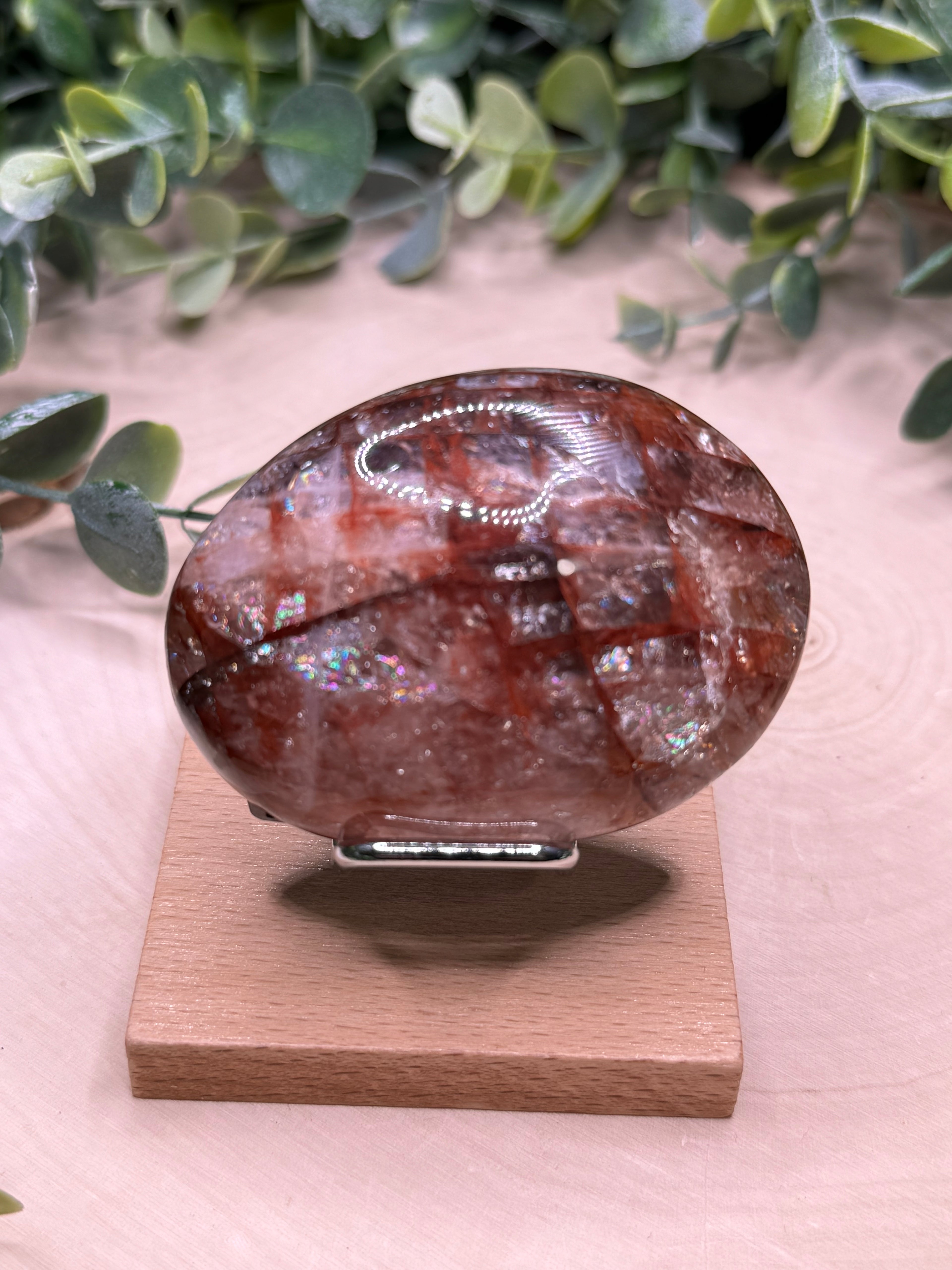 Fire Quartz Palmstones