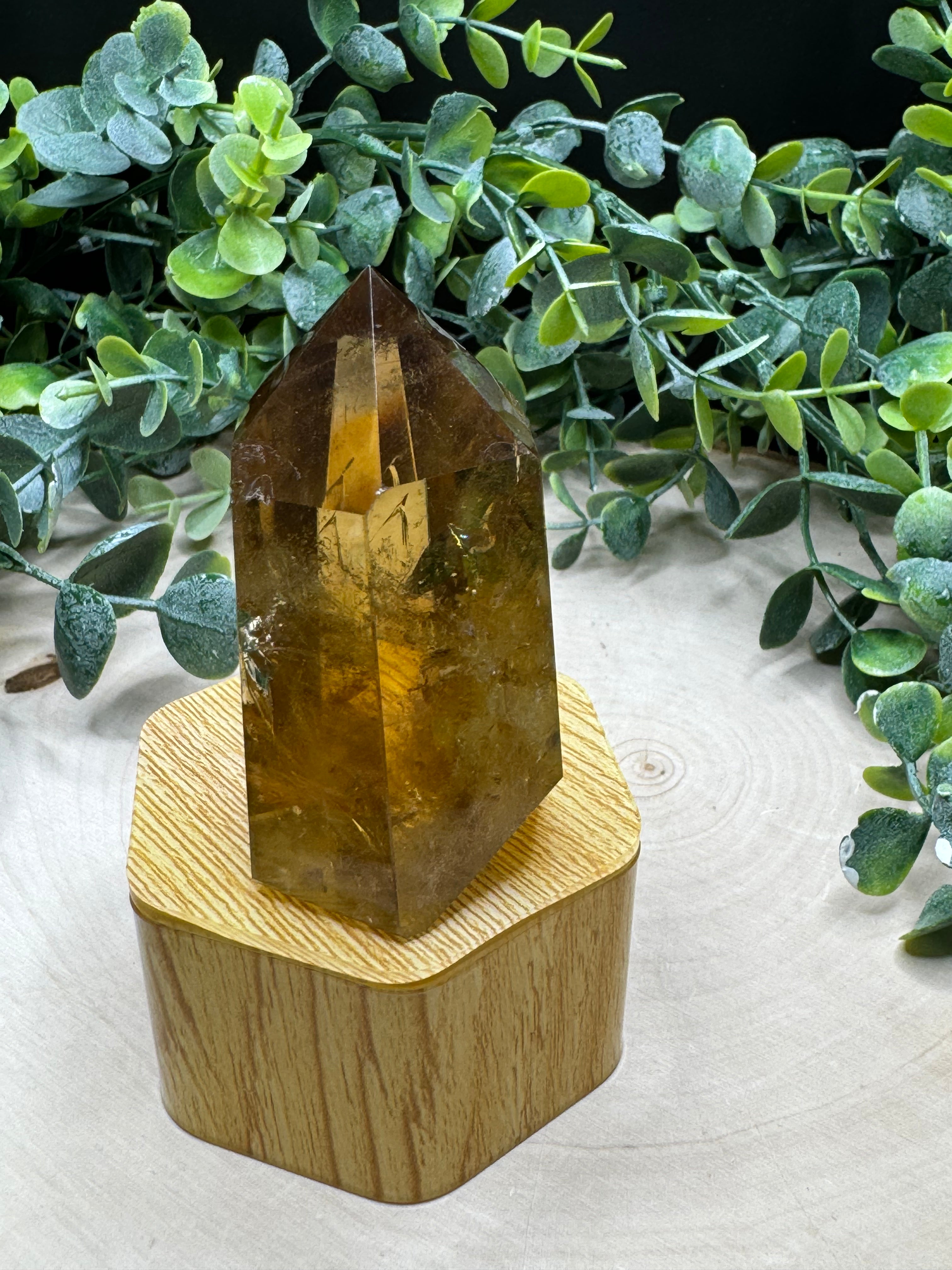 African Citrine points