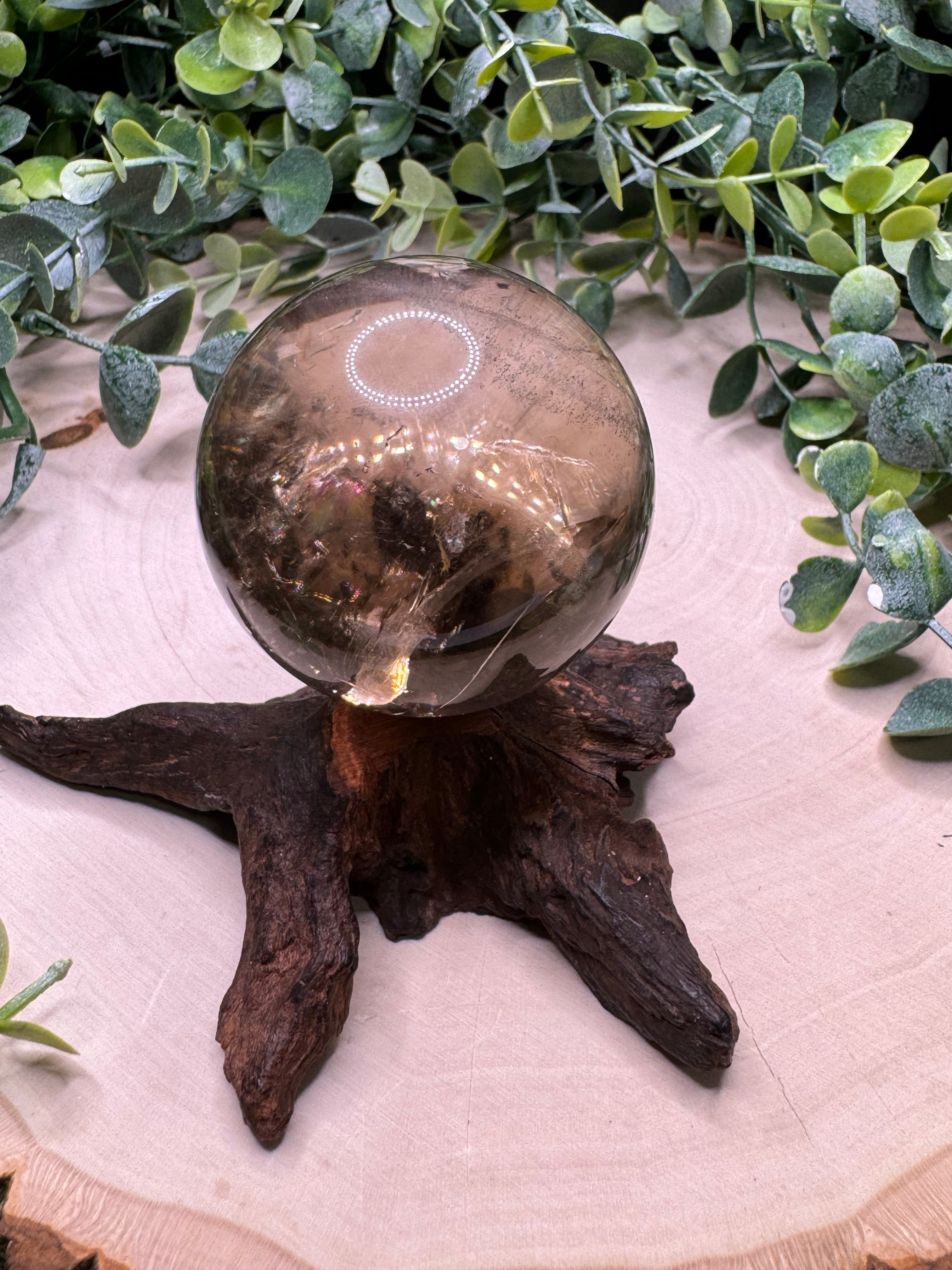 High Quality Smoky Quartz Sphere