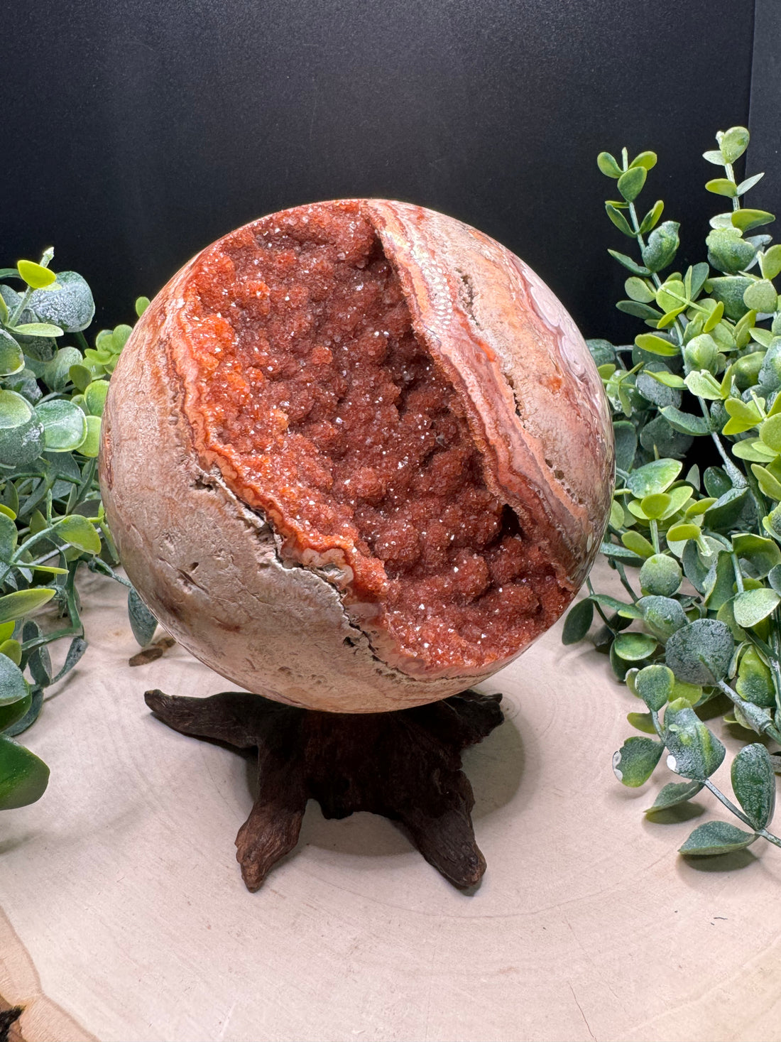 Crazy Lace Agate Statement Sphere