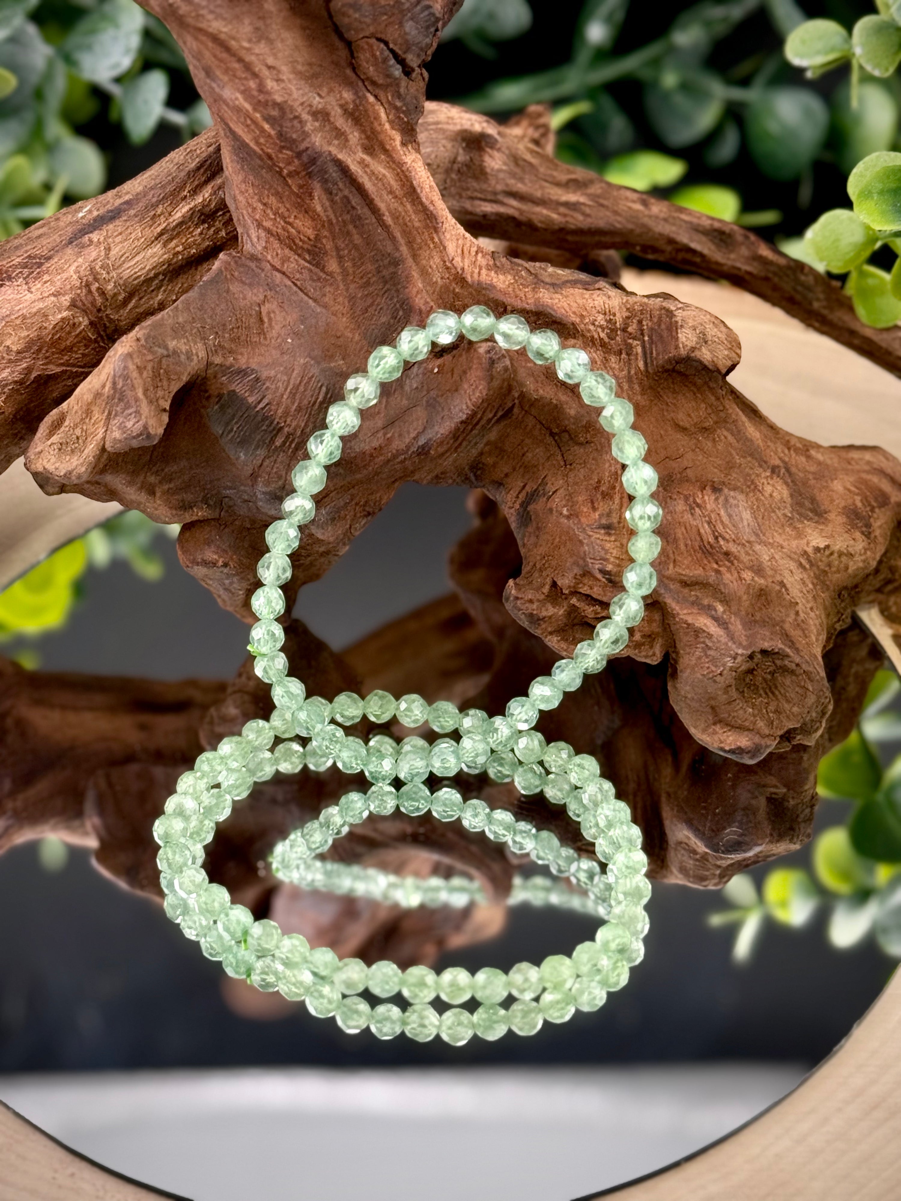 Green Kyanite 3mm Bracelets