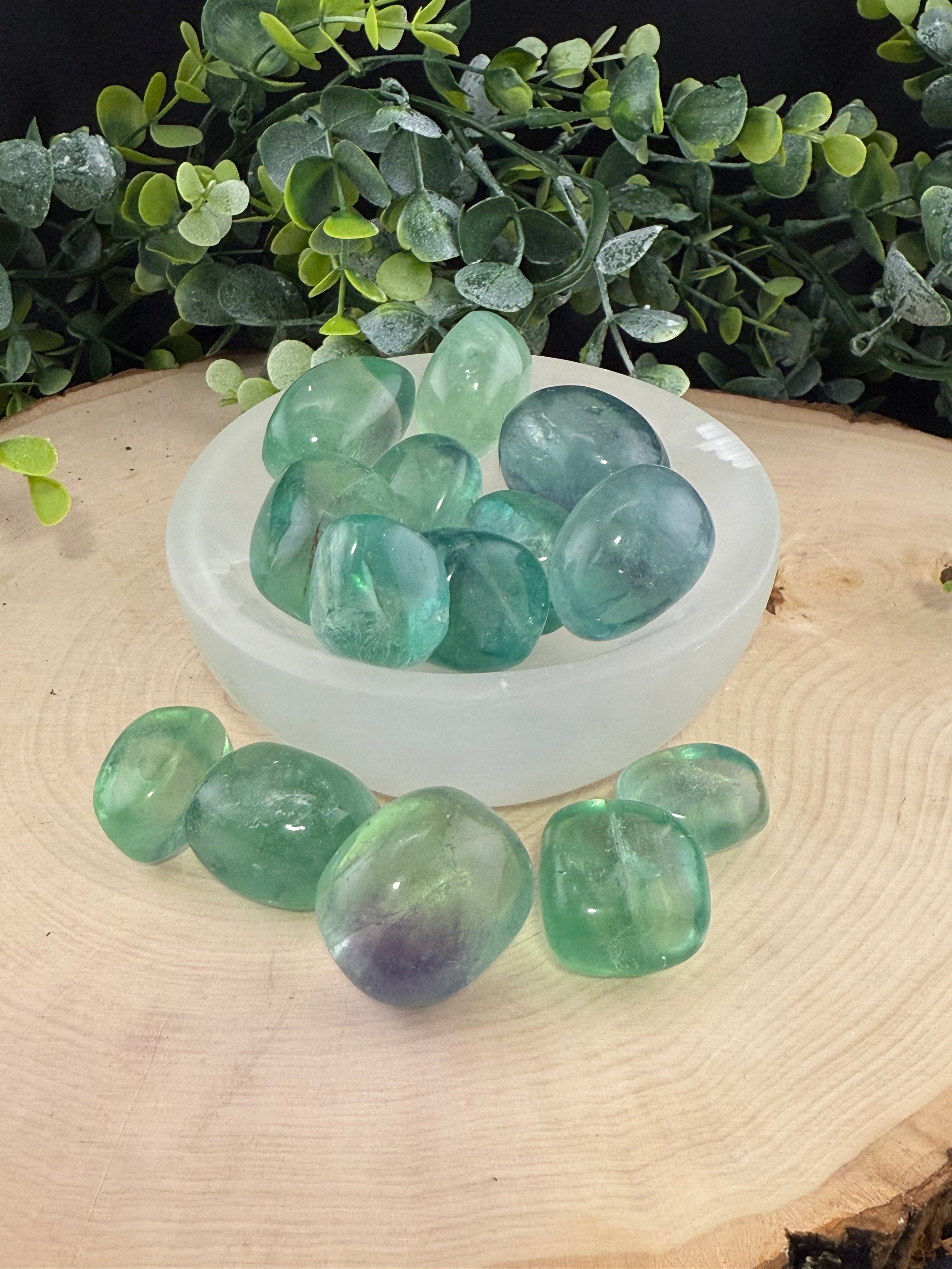 Green Fluorite Tumble