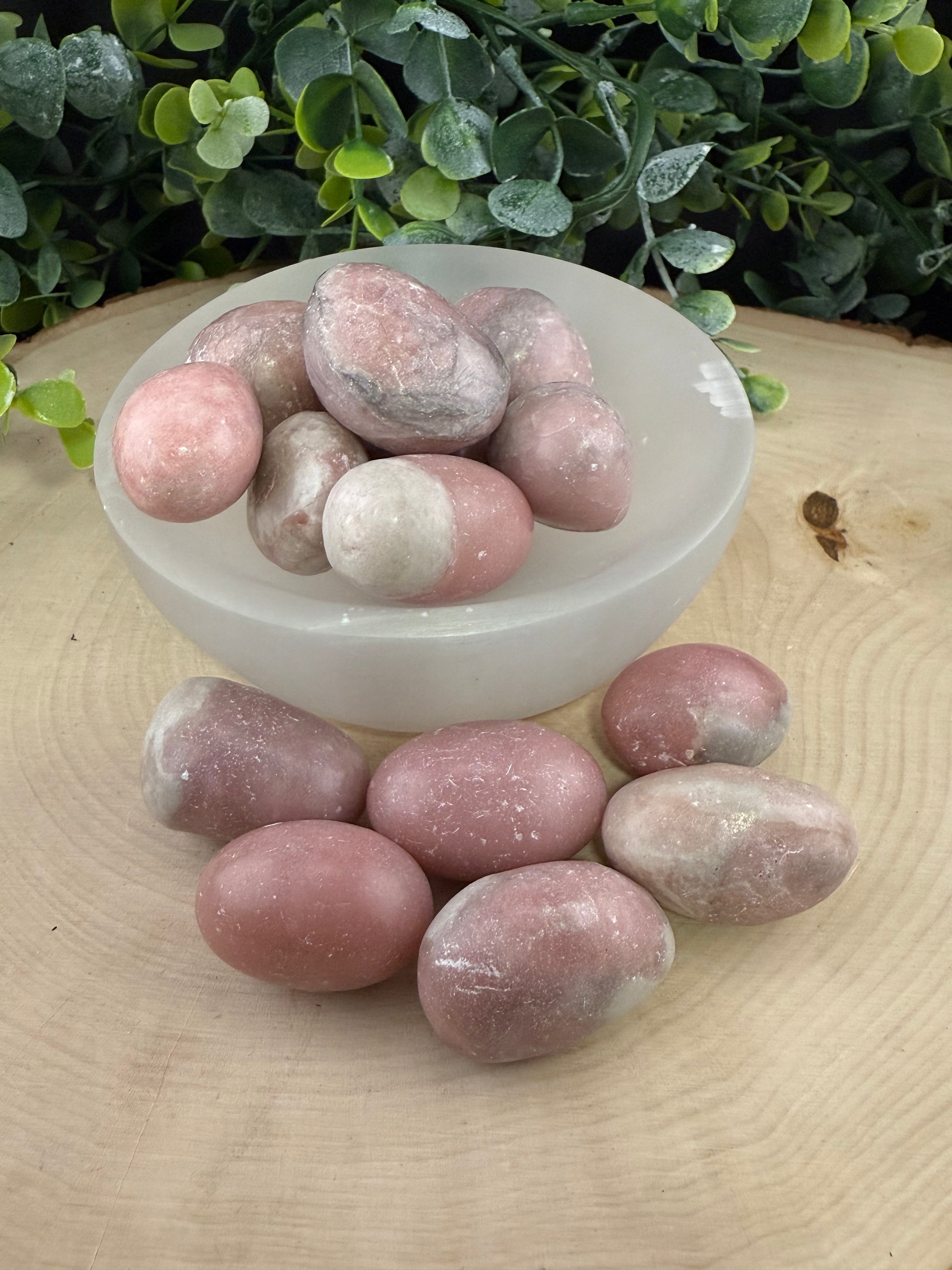 Pink Opal Tumbles