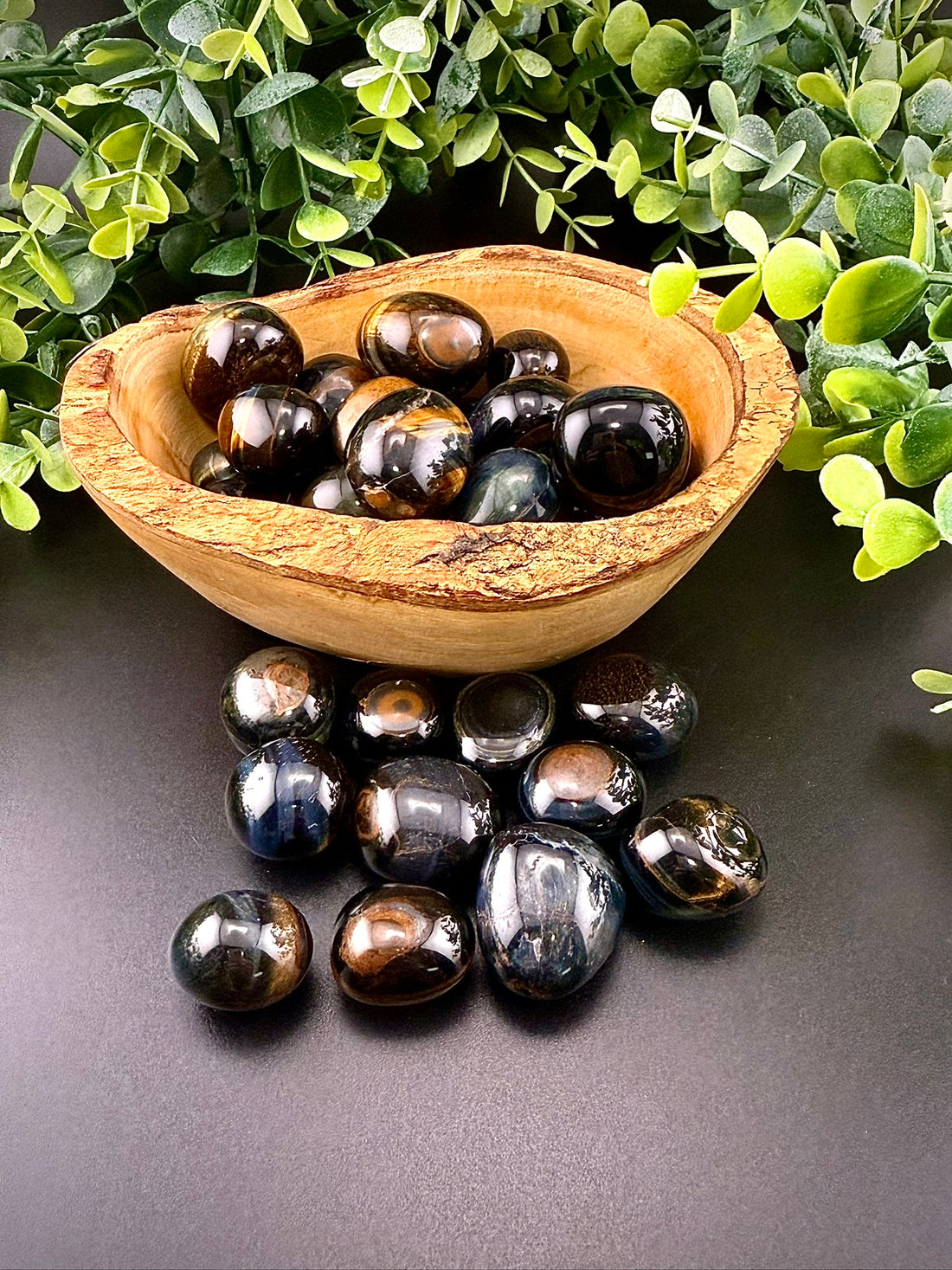 Blue Tigers Eye Tumbles