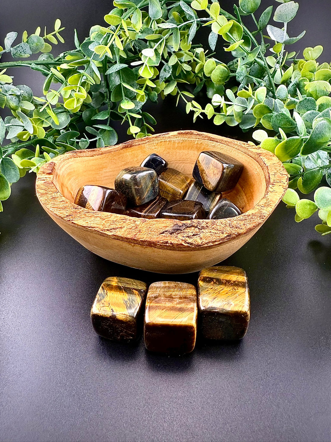 Blue Tigers Eye Mini Cubes