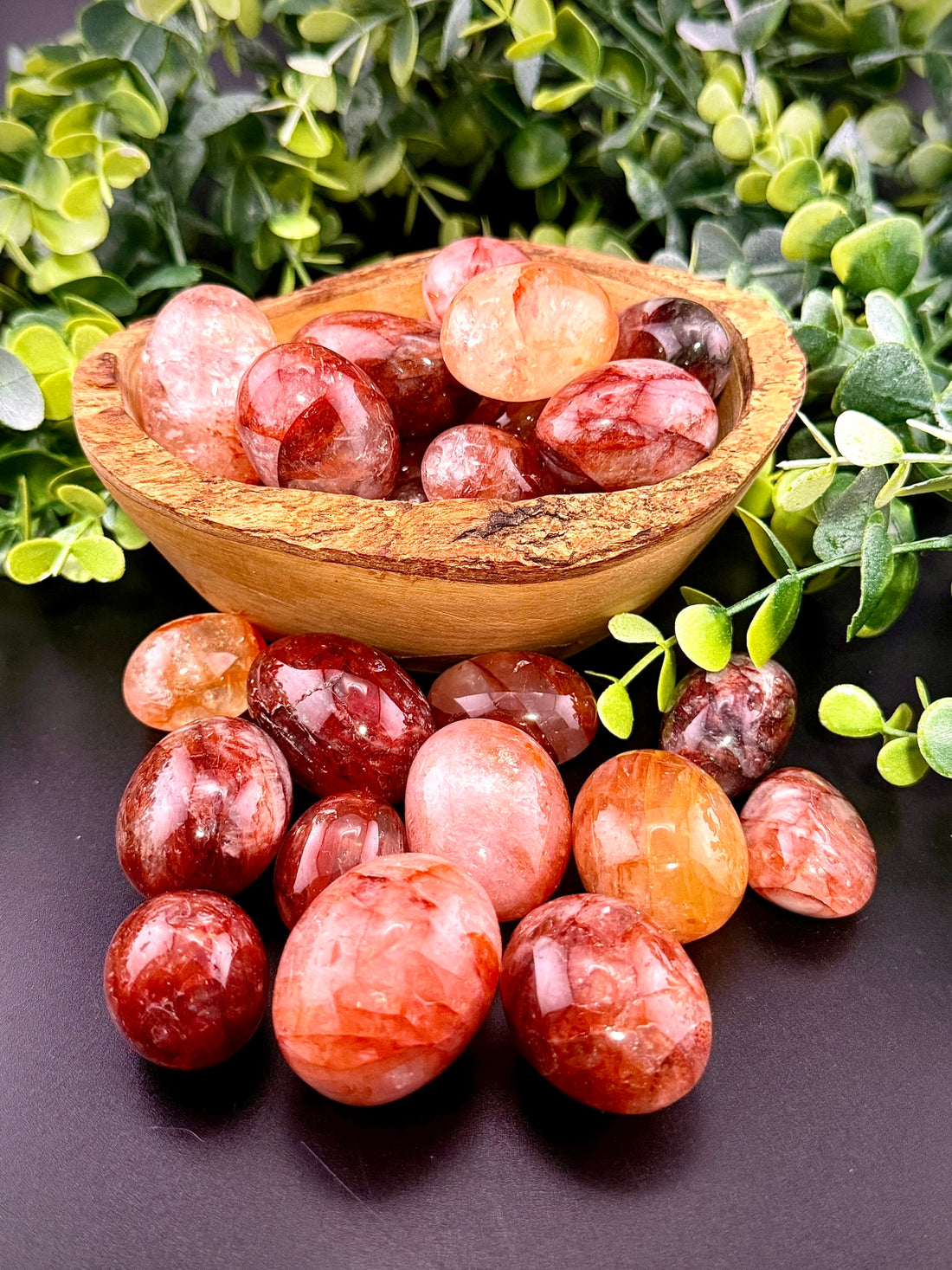 Fire Quartz Tumbles