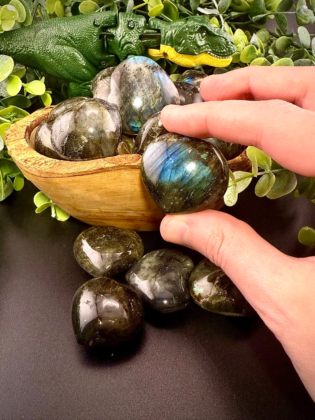Small Labradorite Heart
