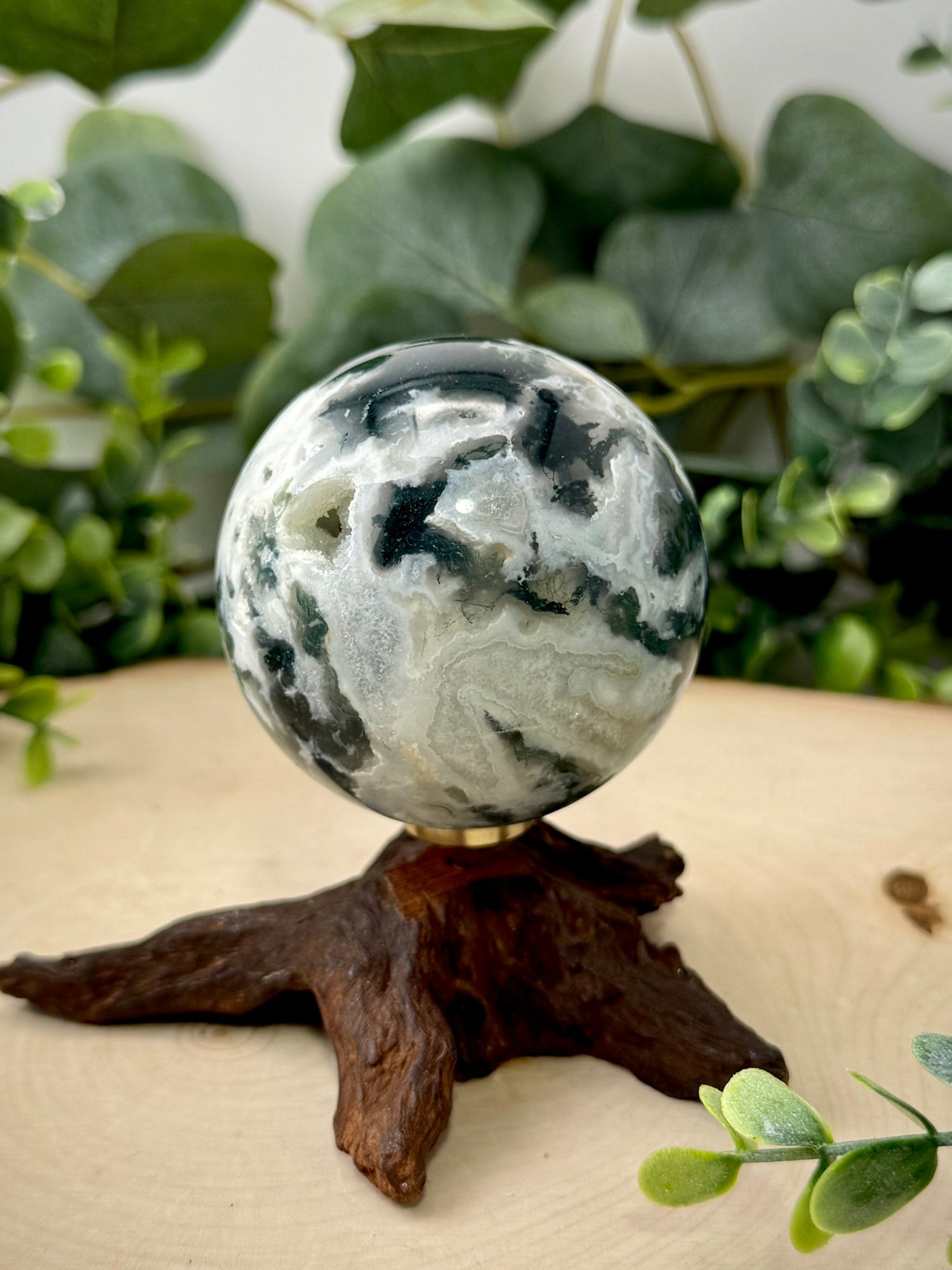 Moss Agate Spheres