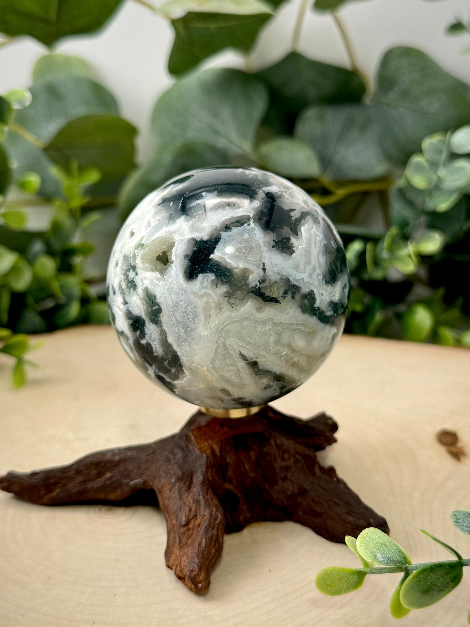 Moss Agate Spheres