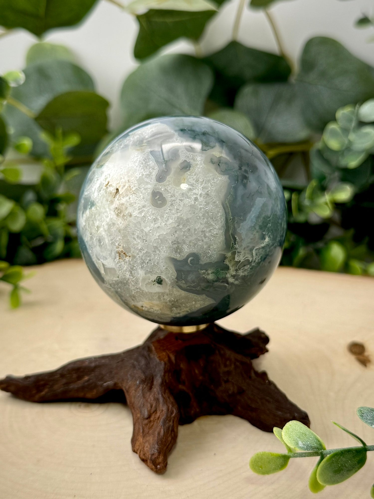 Moss Agate Spheres