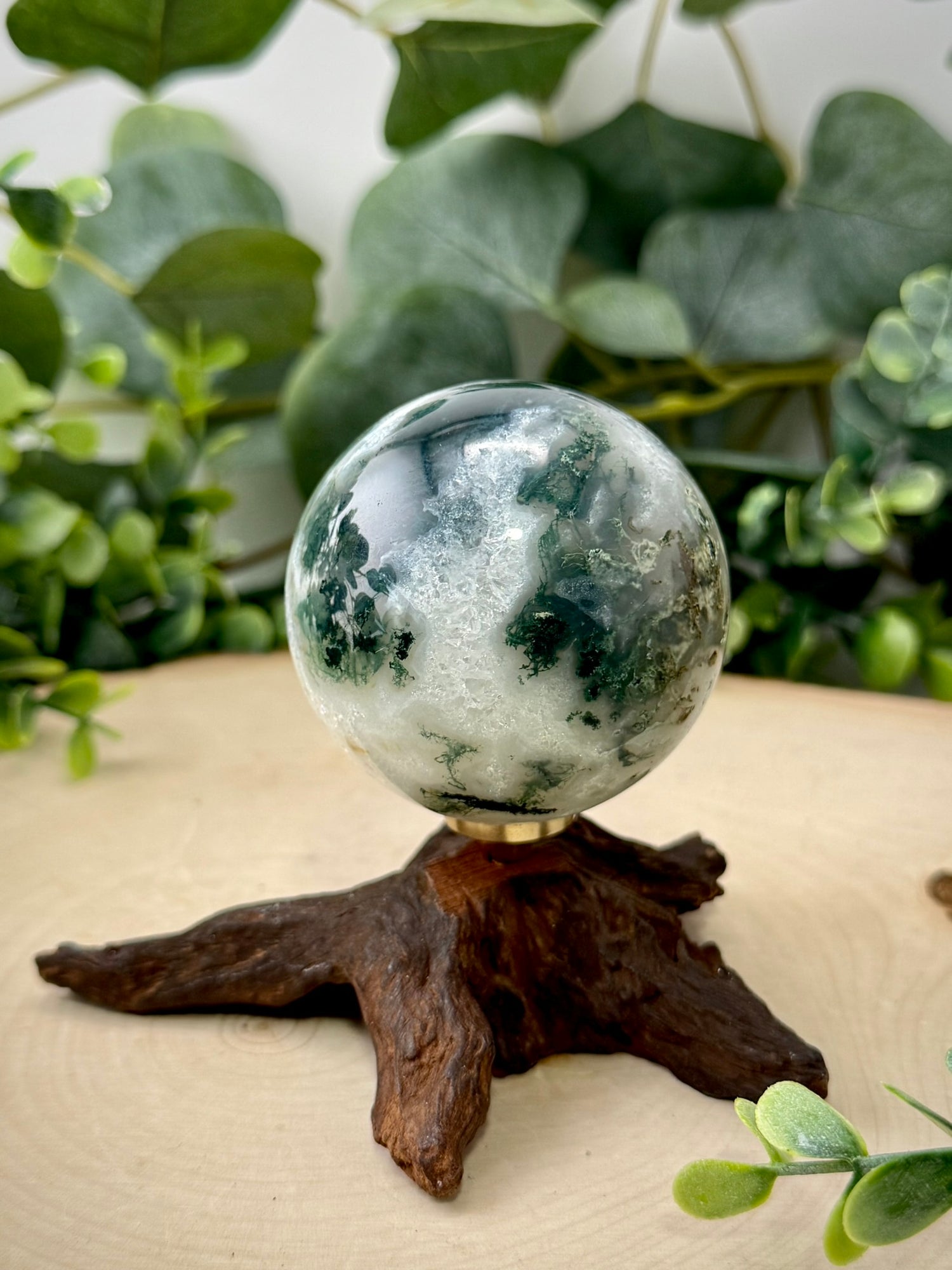 Moss Agate Spheres