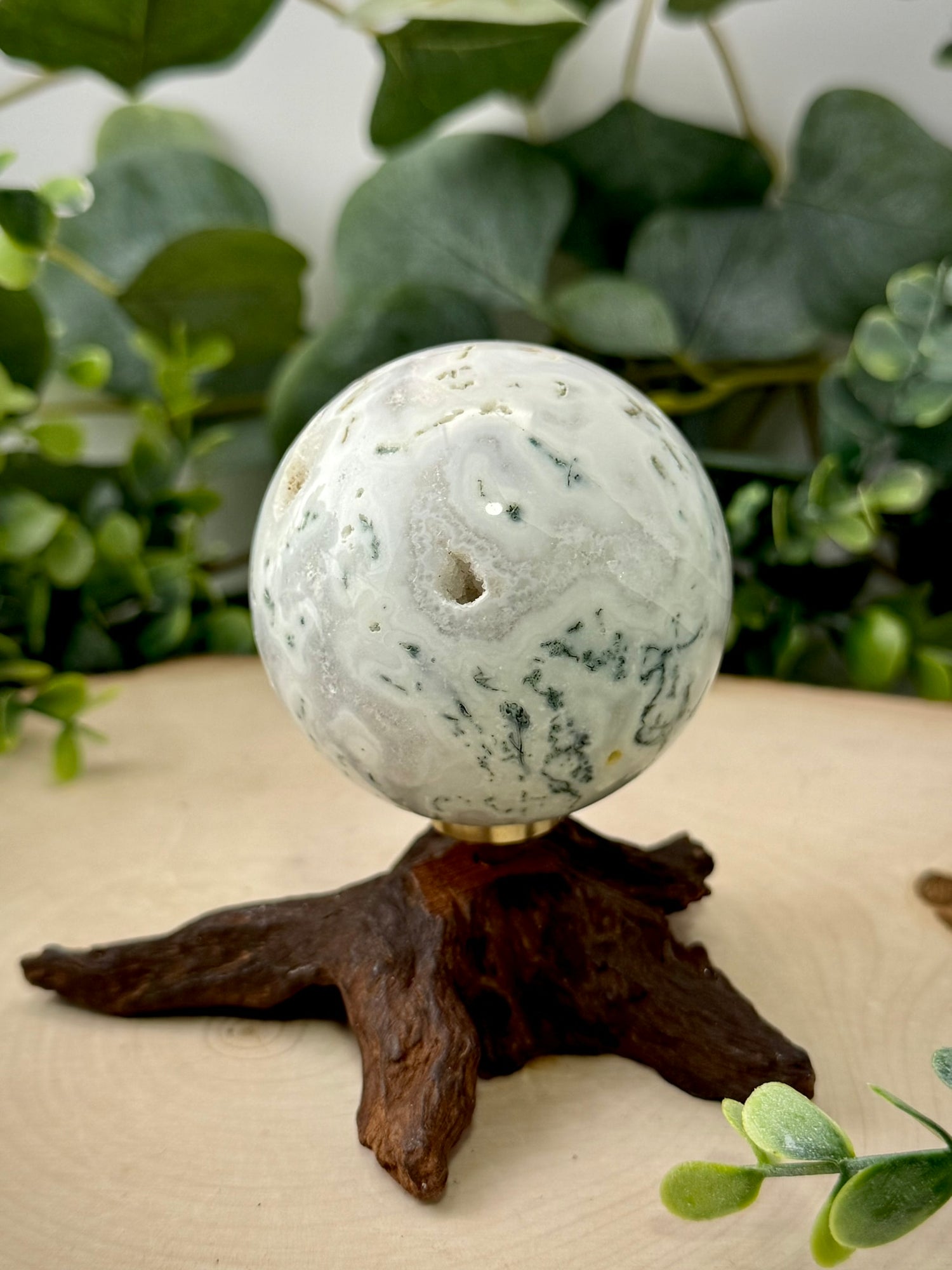 Moss Agate Spheres