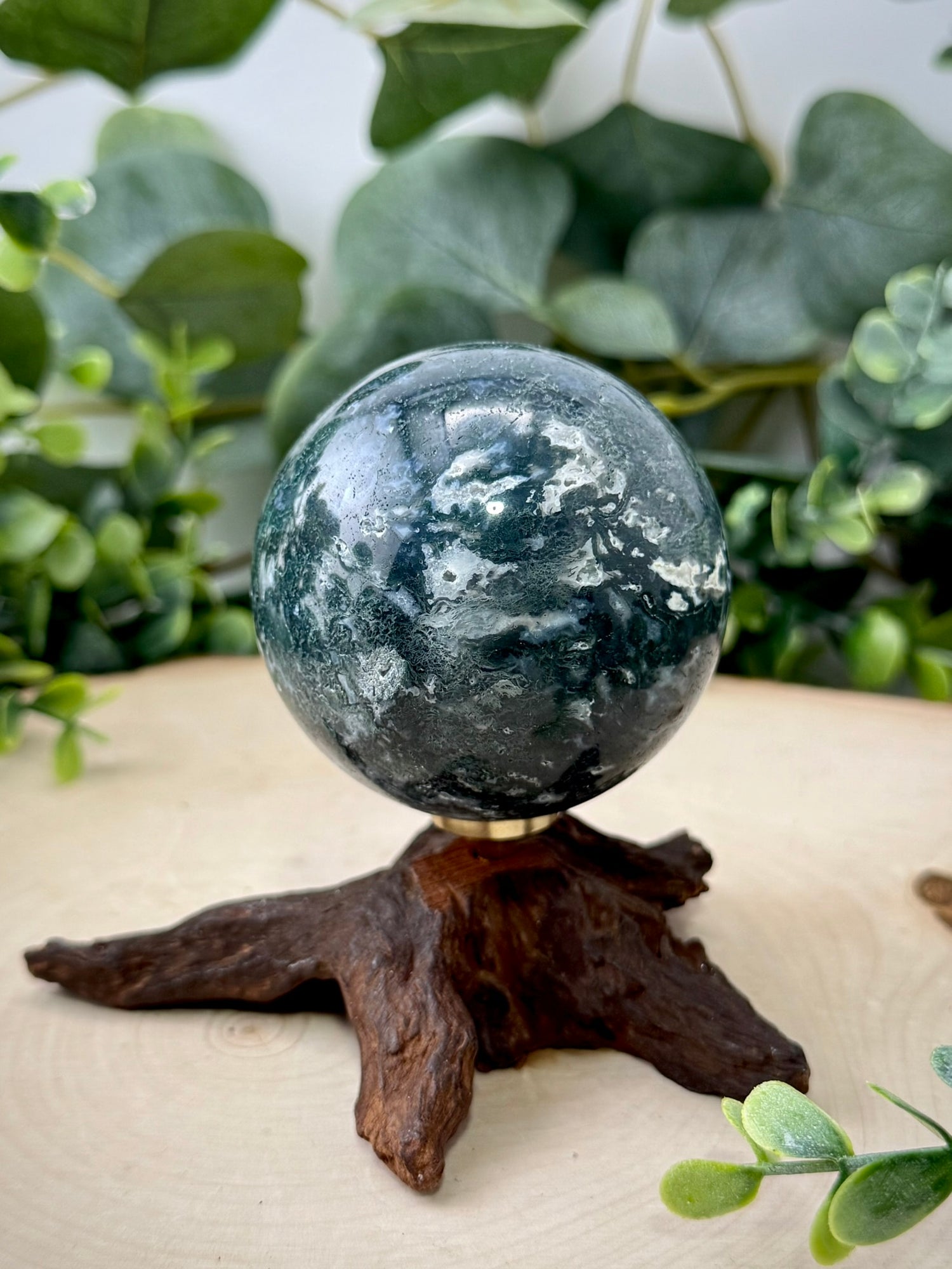 Moss Agate Spheres