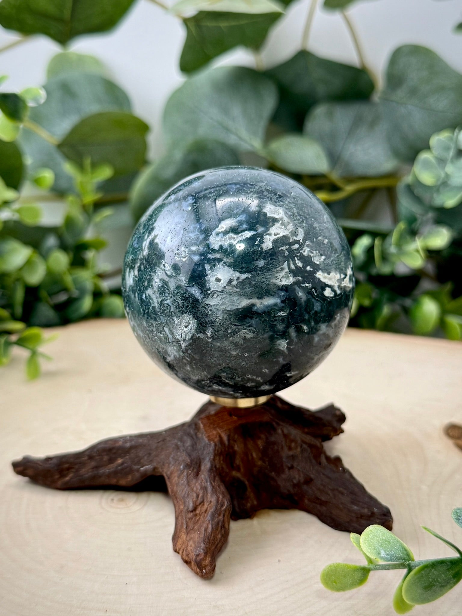 Moss Agate Spheres