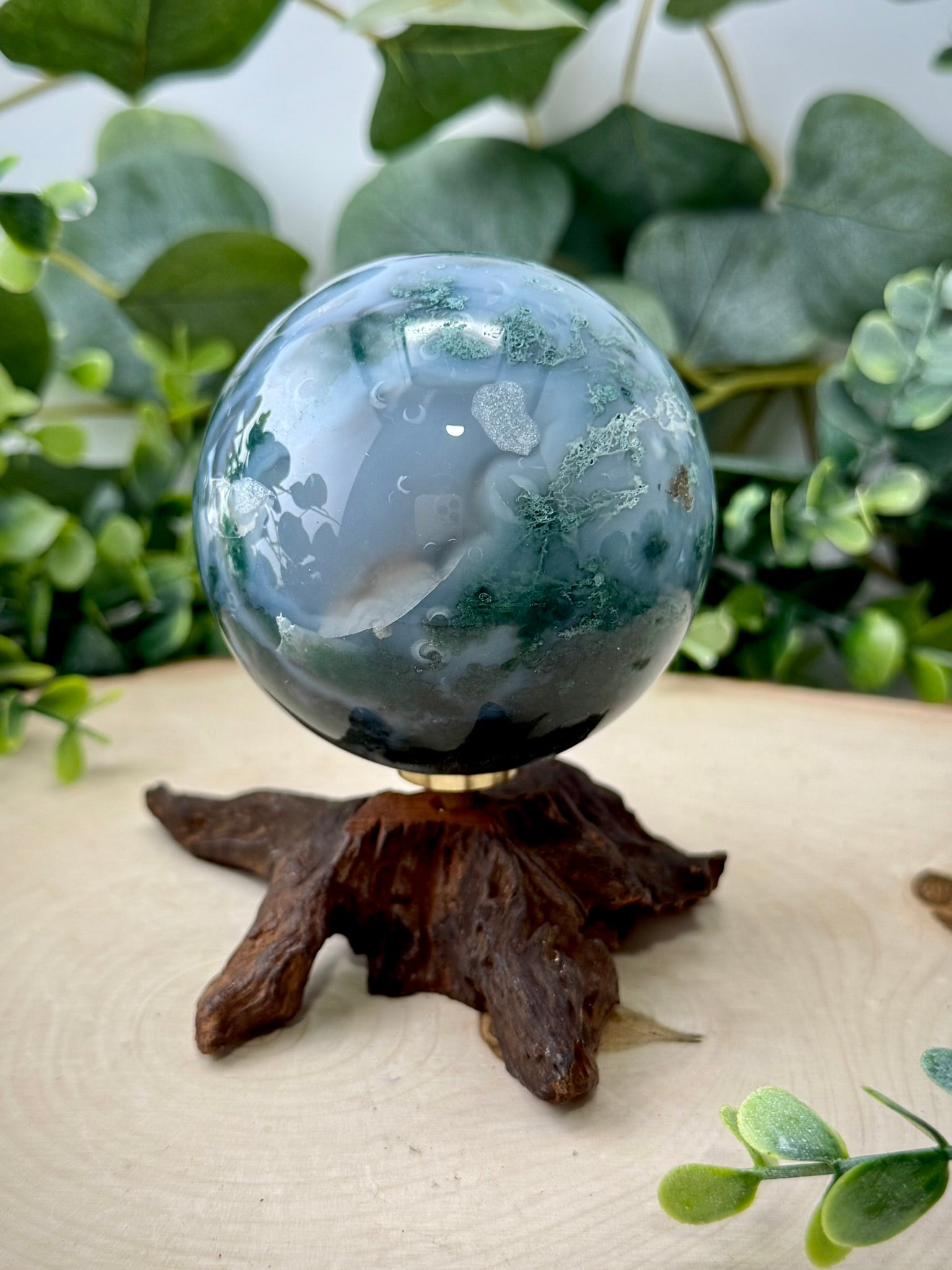 Moss Agate Spheres