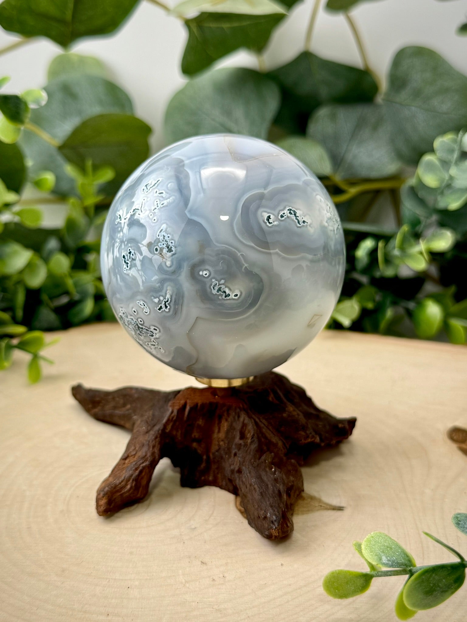 Moss Agate Spheres
