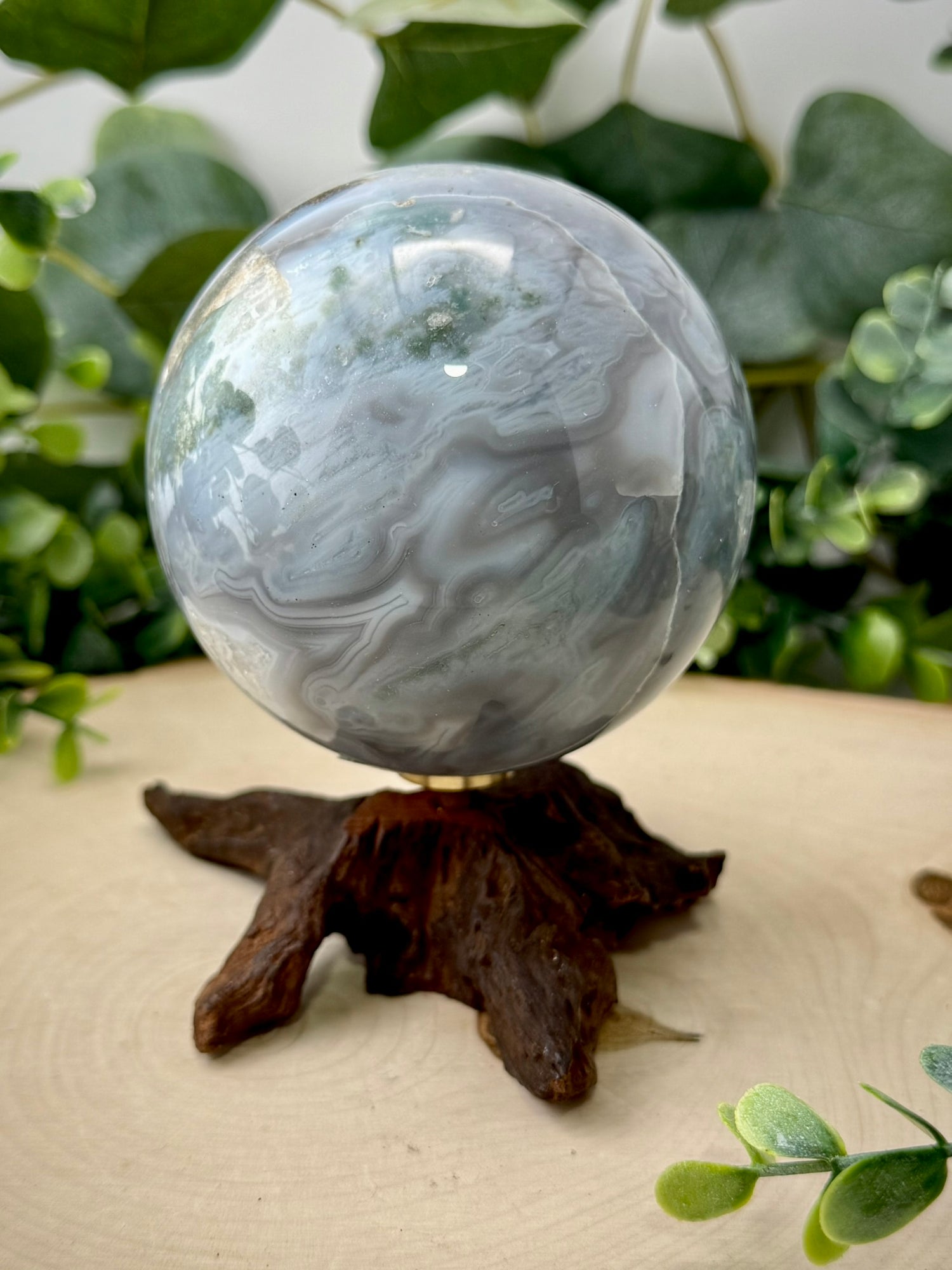 Moss Agate Spheres