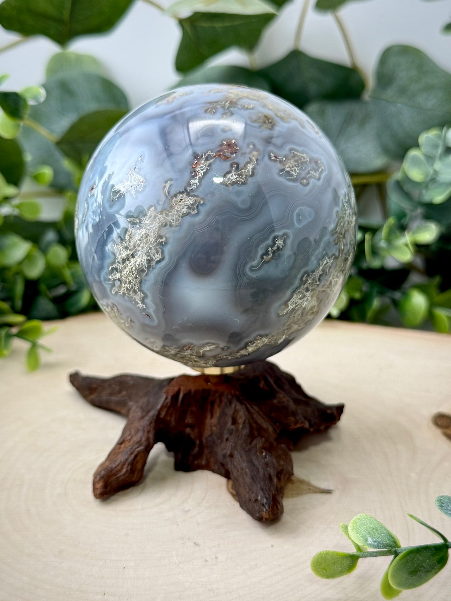 Moss Agate Spheres