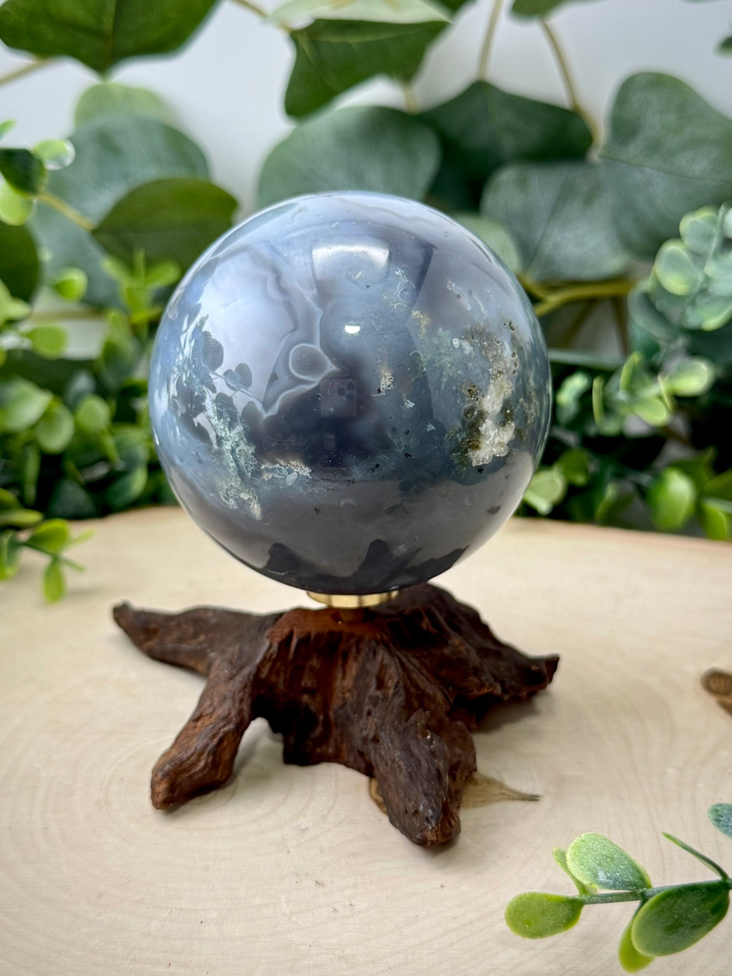 Moss Agate Spheres