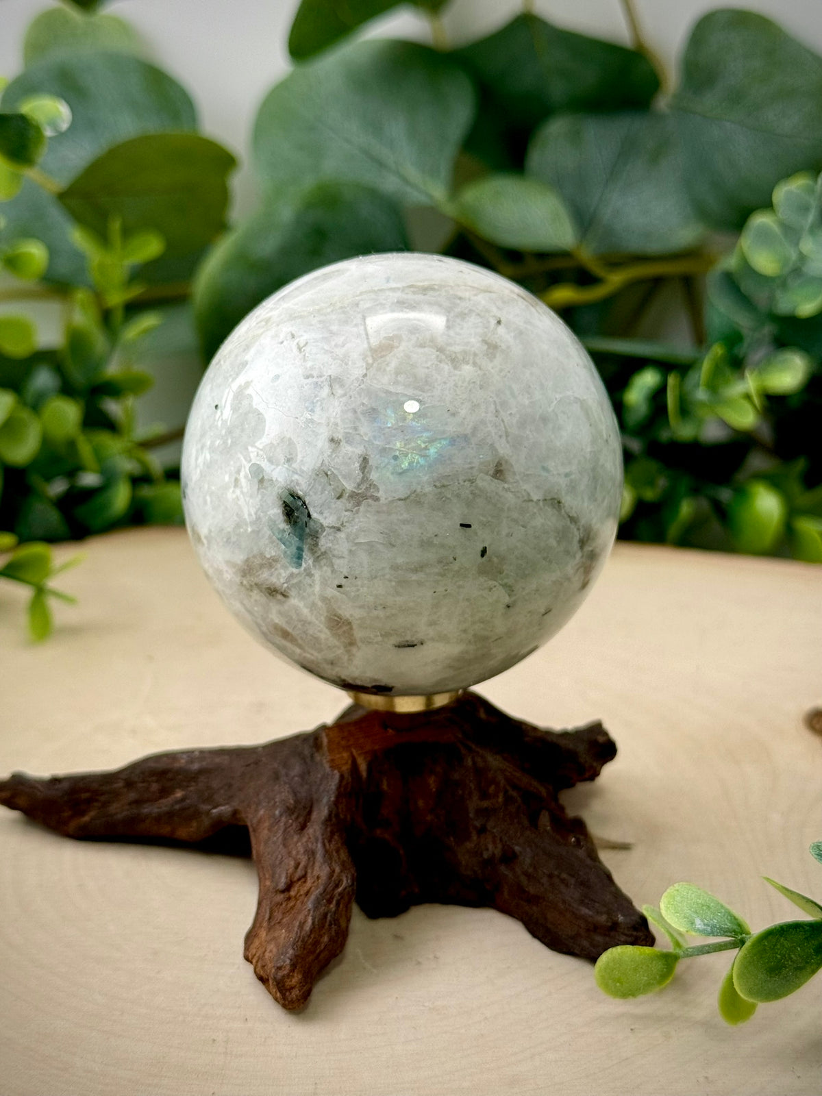 Rainbow Moonstone Spheres | Natural Polished Gemstone Crystal Spheres